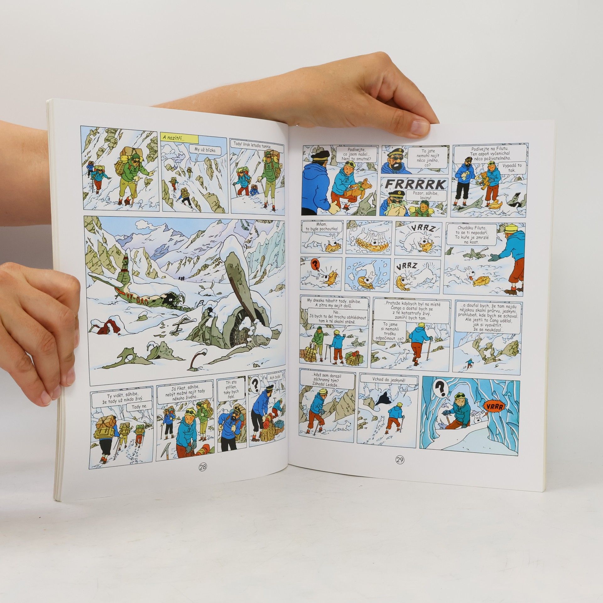 Hergé Tintin v Tibetu