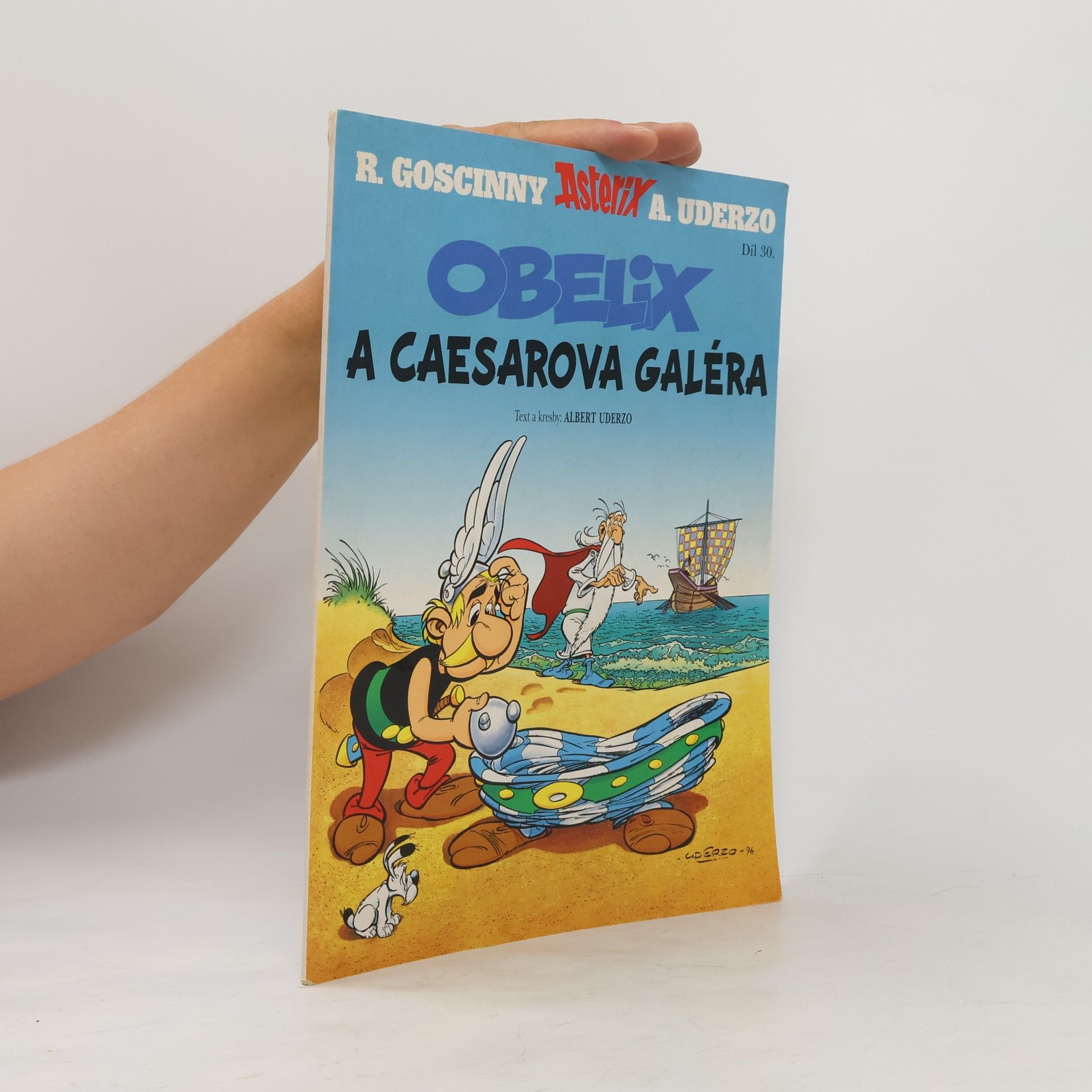 Albert Uderzo Obelix a Caesarova galéra