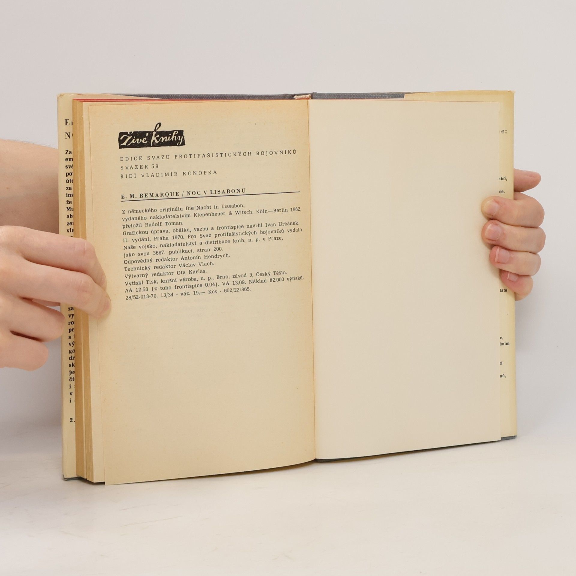 Erich Maria Remarque Noc v Lisabonu