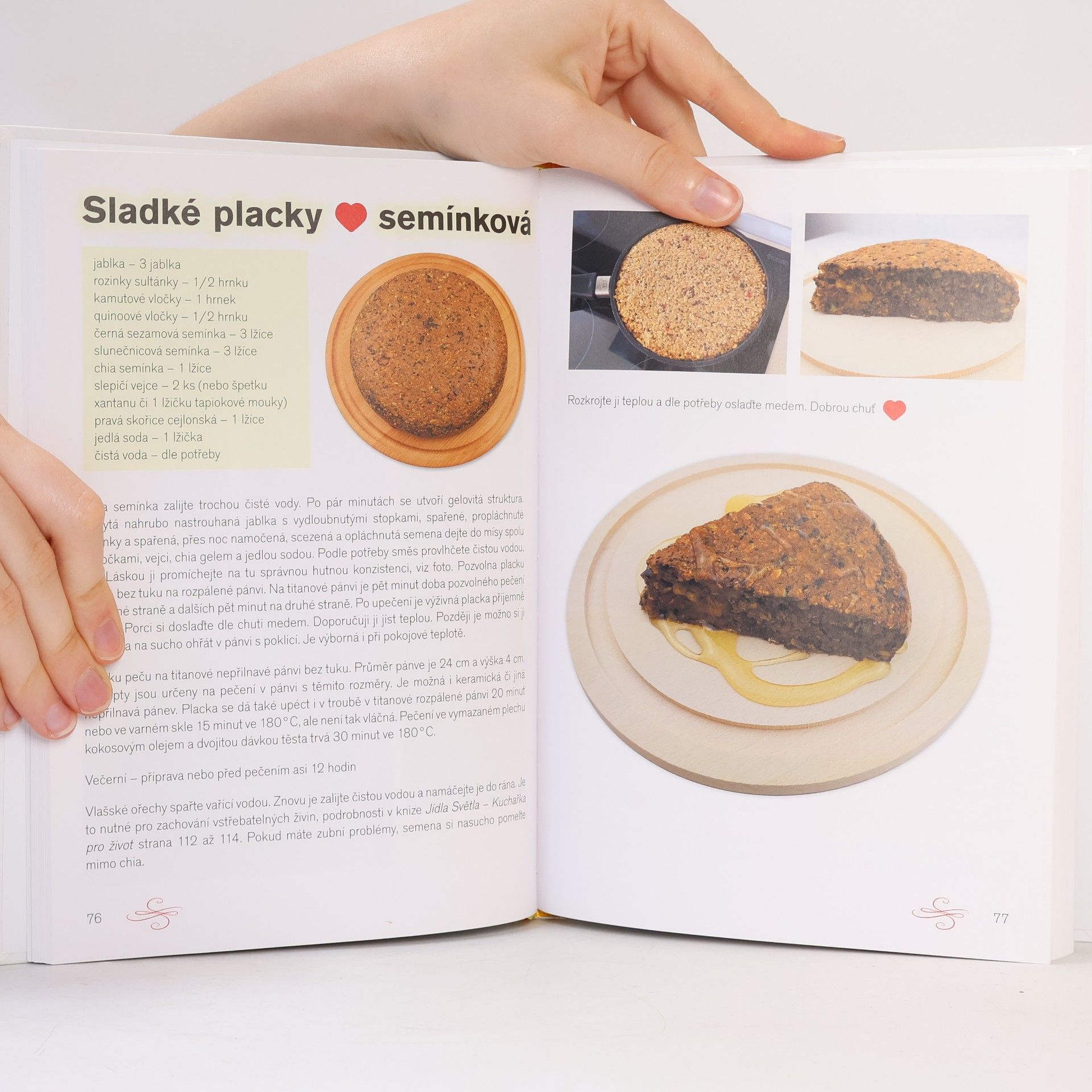 Jolana Janišová Jídla Světla - Sladké placky Jolany Janišové