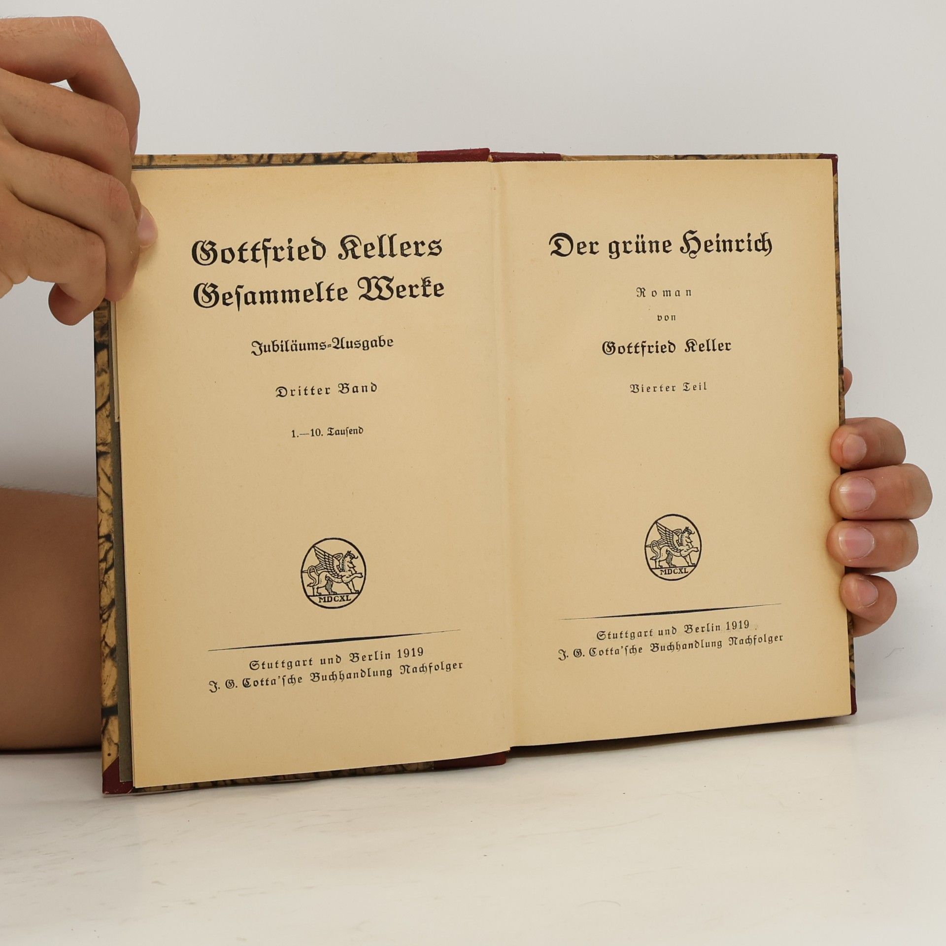 Gottfried Keller Gottfried Kellers Gesammelte Werke. Band 3