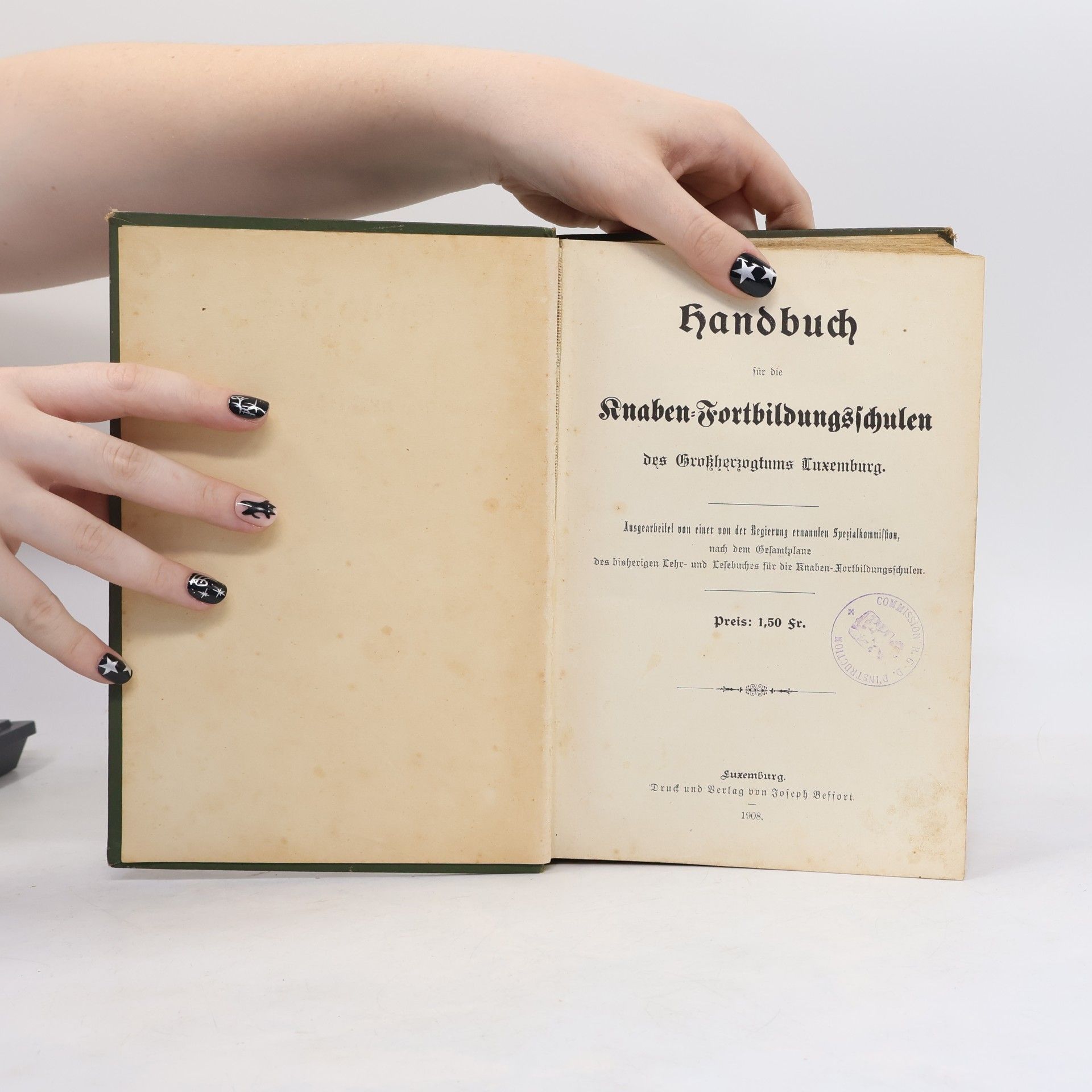 kolektiv Handbuch für Knaben-Fortbildungsschulen des Großherzogtums Luxemburg