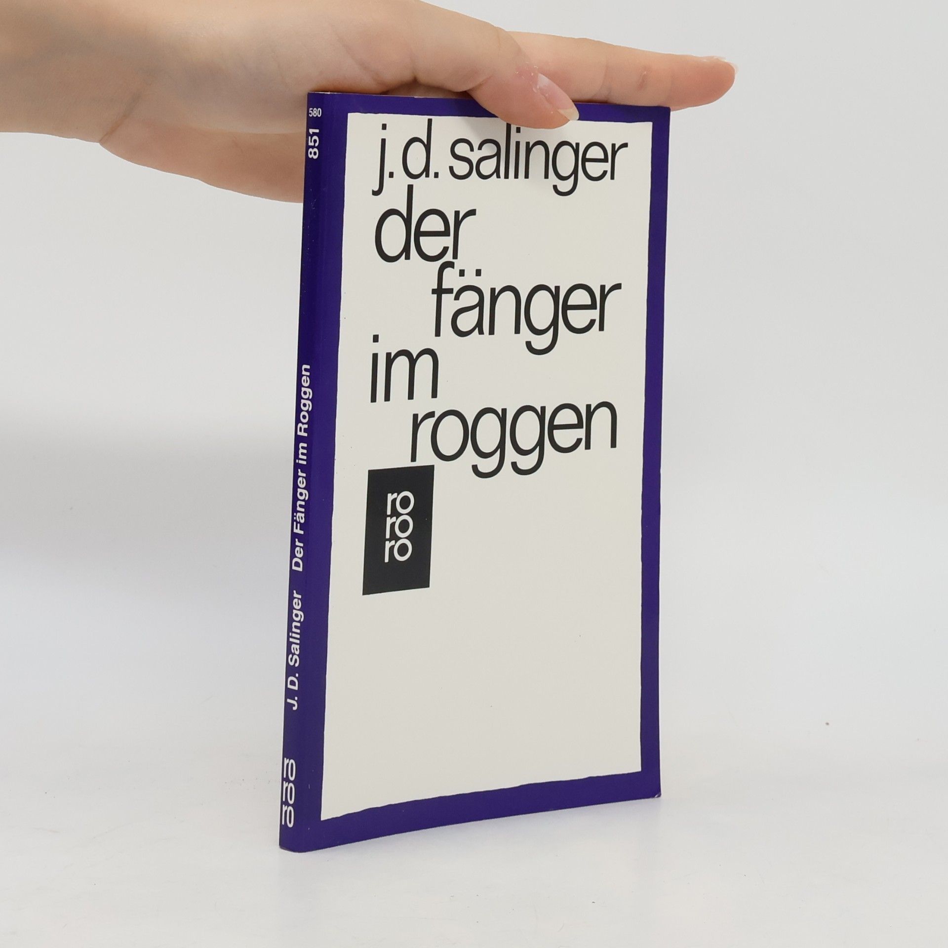 J. D. Salinger Der fänger im roggen