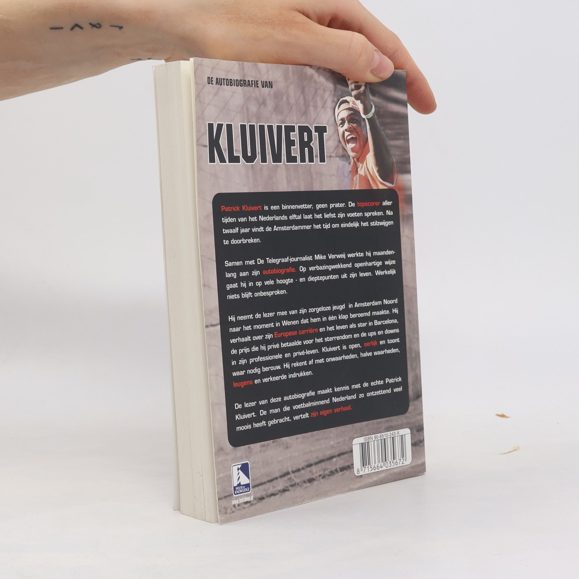 Patrick Kluivert De autobiografie van Kluivert
