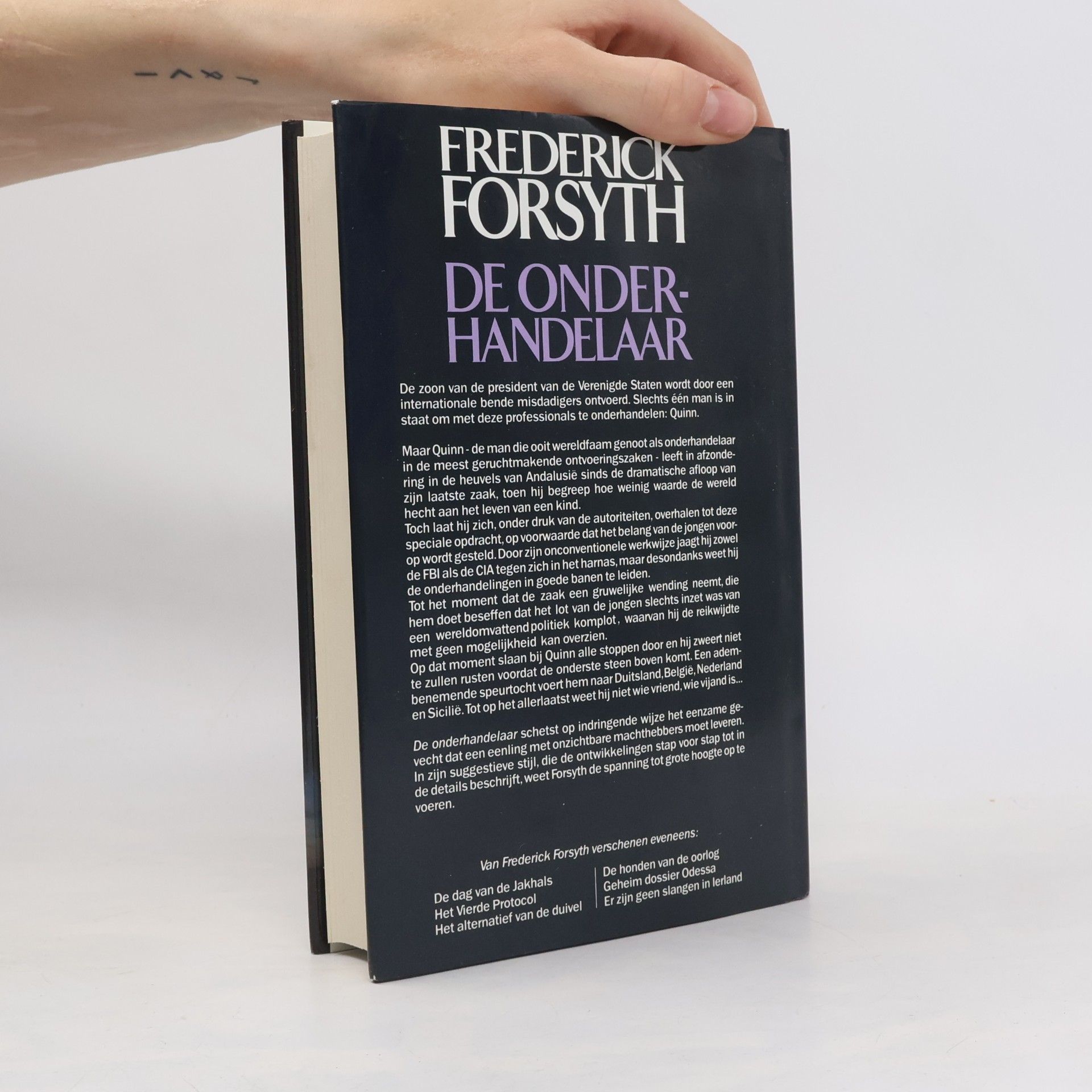 Frederick Forsyth De Onderhandelaar