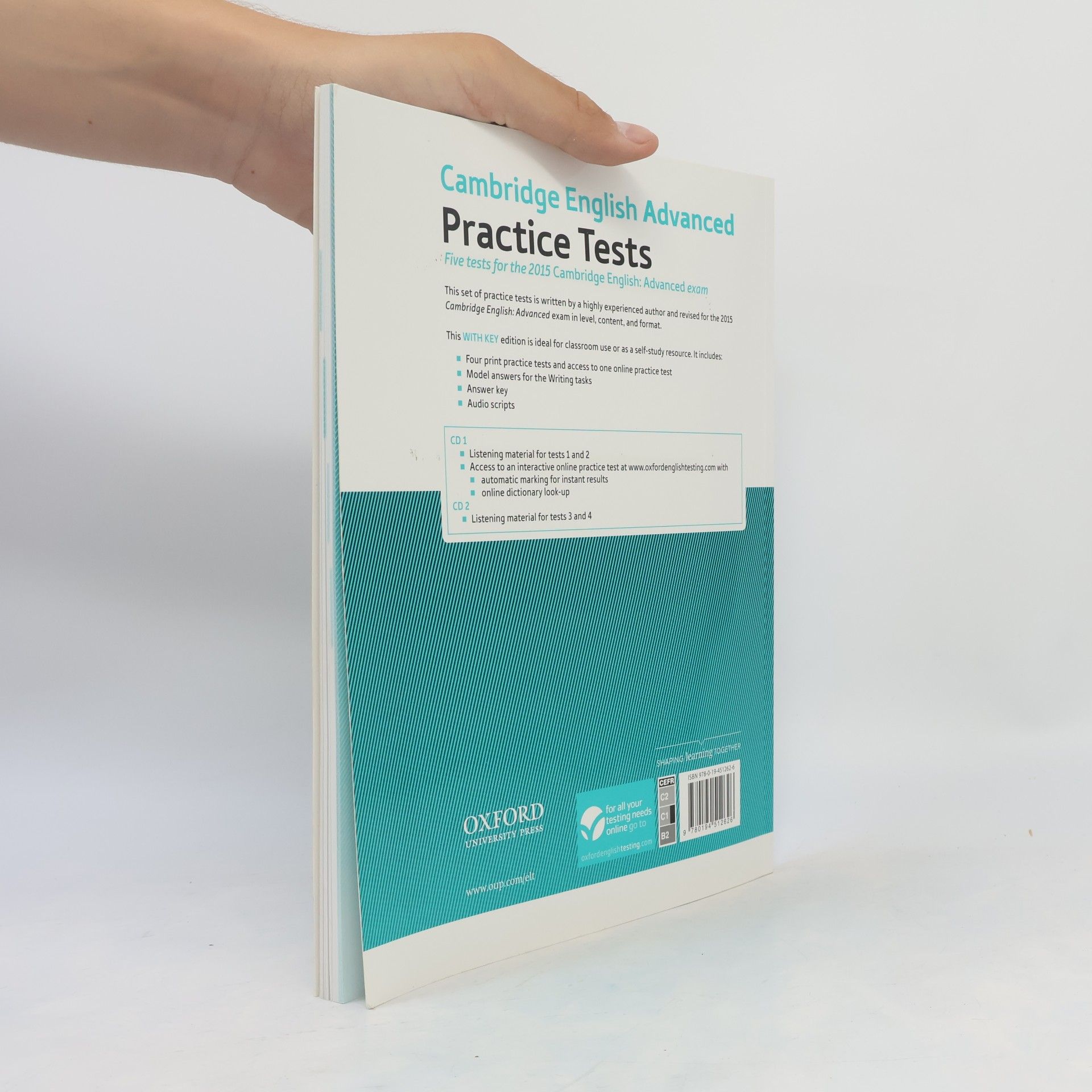 Mark Harrison Cambridge English advanced : practice tests with key