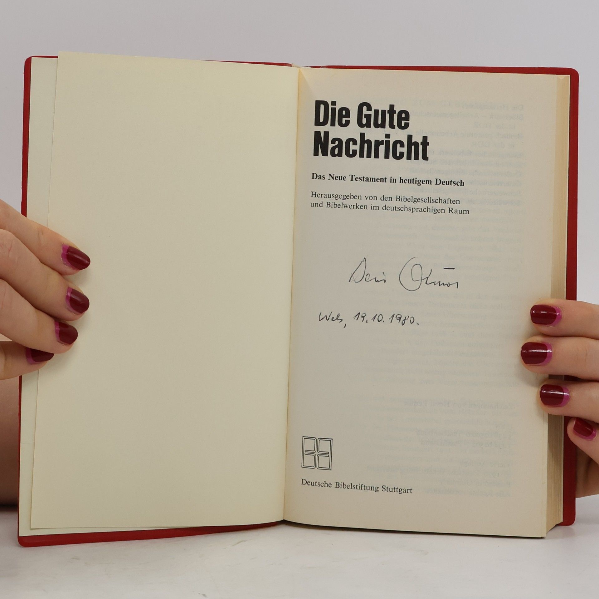 Various authors Die gute Nachricht