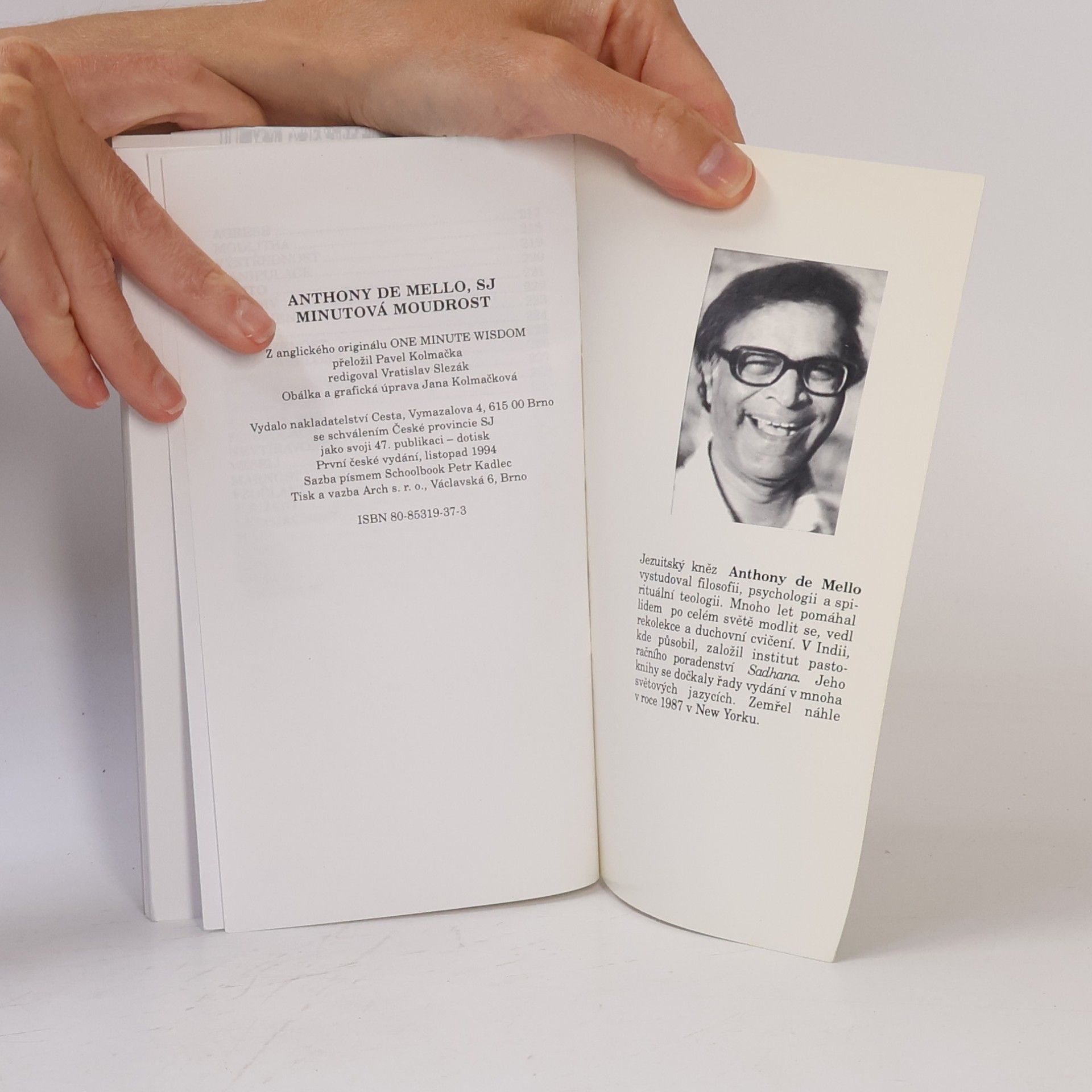 Anthony de Mello Minutová moudrost