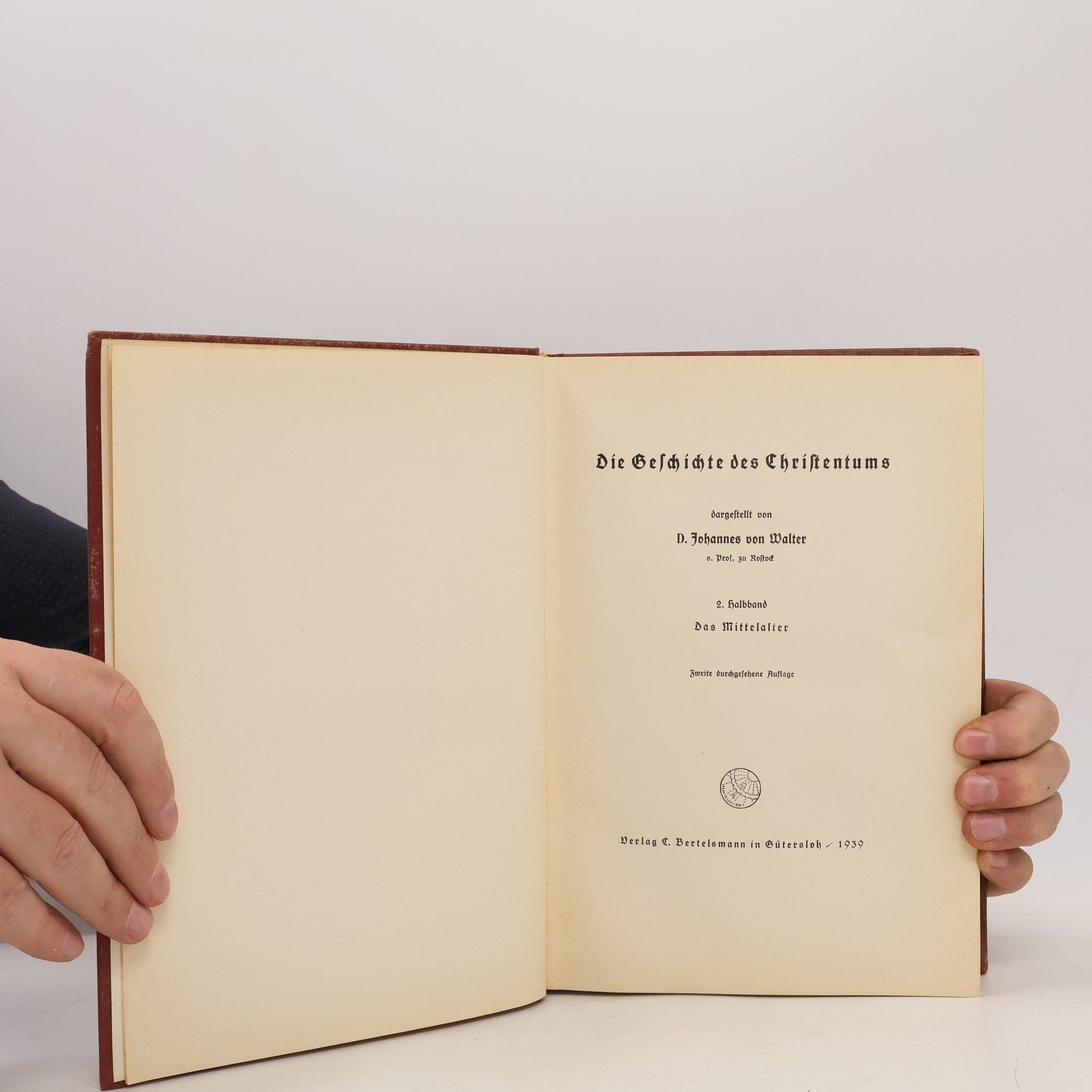Johannes von Walter Die Geschichte des Christentums II.