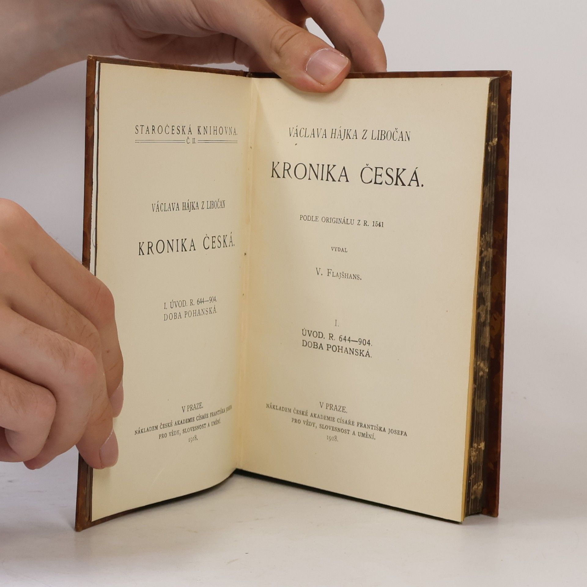 Václav Hájek z Libočan Kronika česká I.