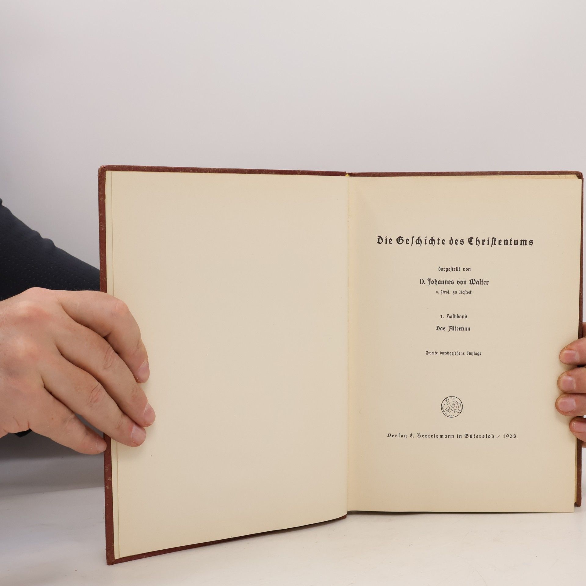 Johannes von Walter Die Geschichte des Christentums I. Das Altertum