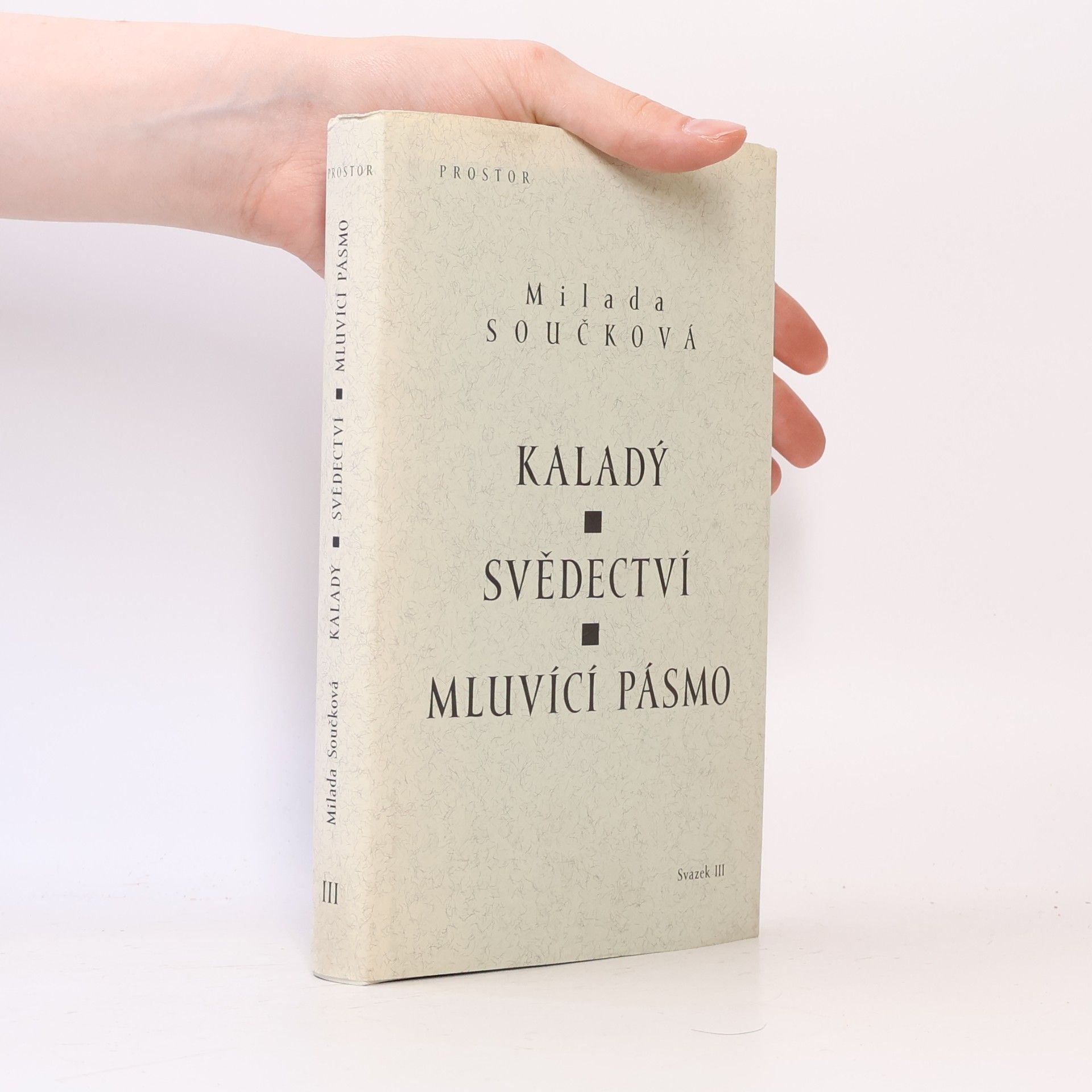 Milada Součková Kaladý / Svědectví / Mluvící pásmo