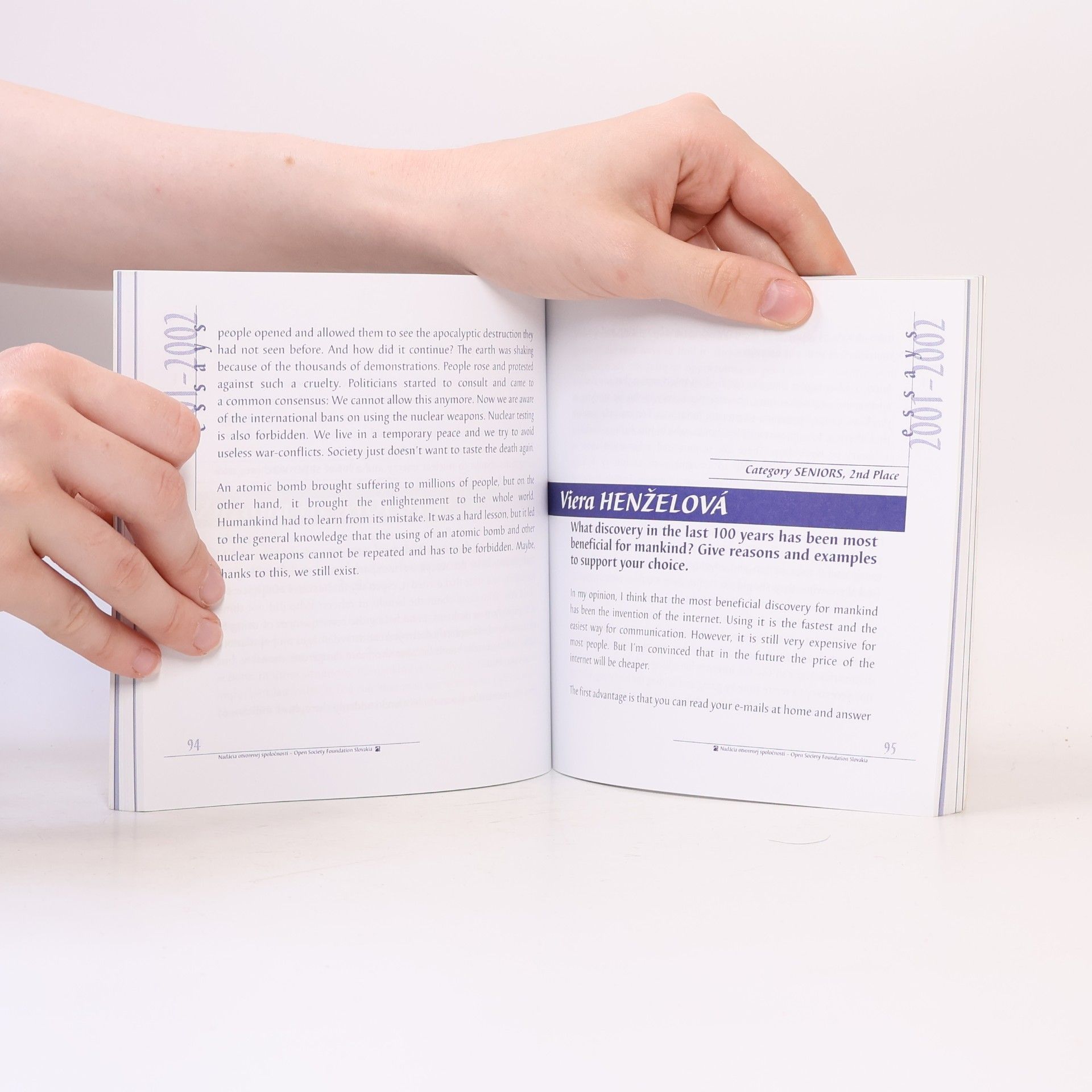 Elena Smolinská Book of Winning Essays 3