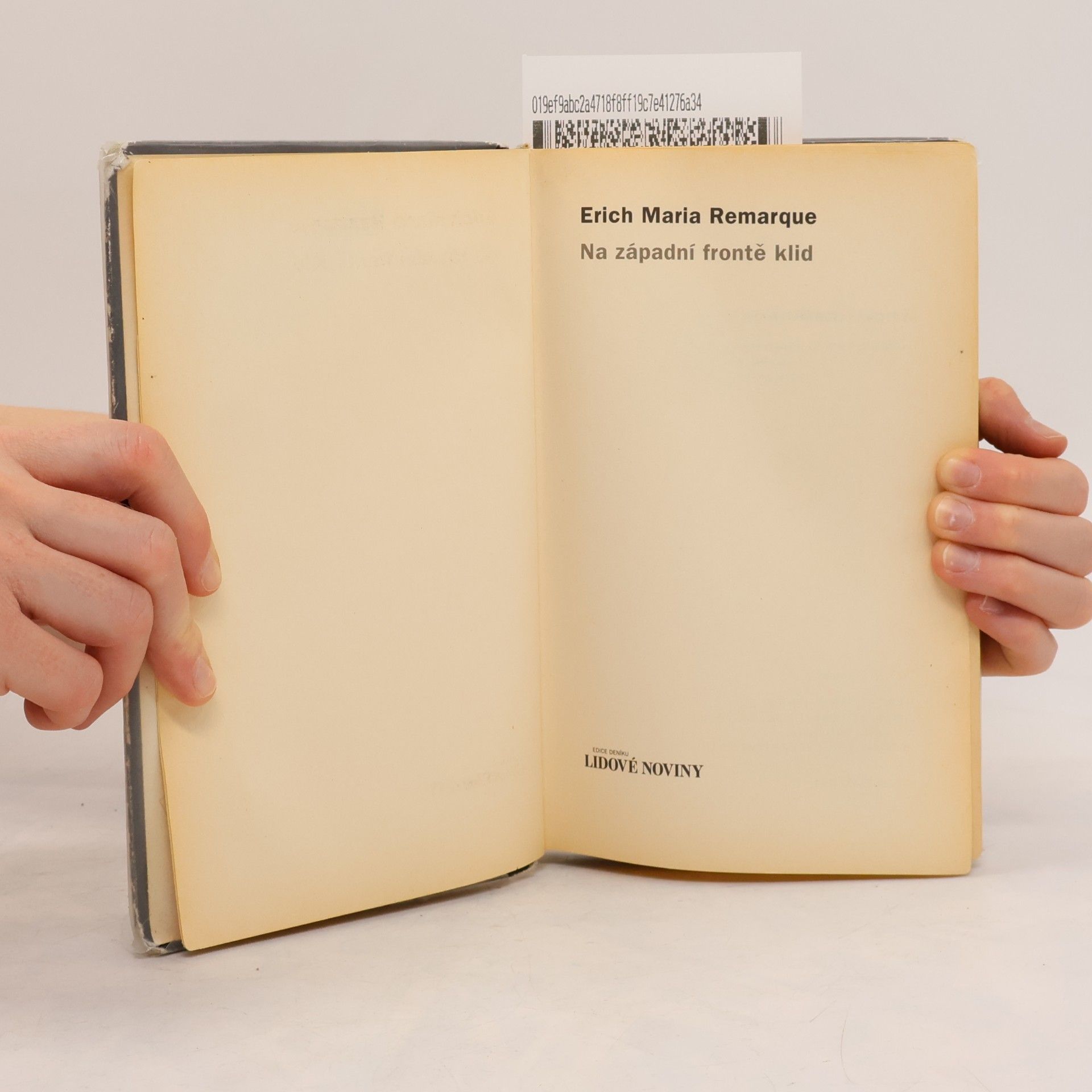 Erich Maria Remarque Na západní frontě klid