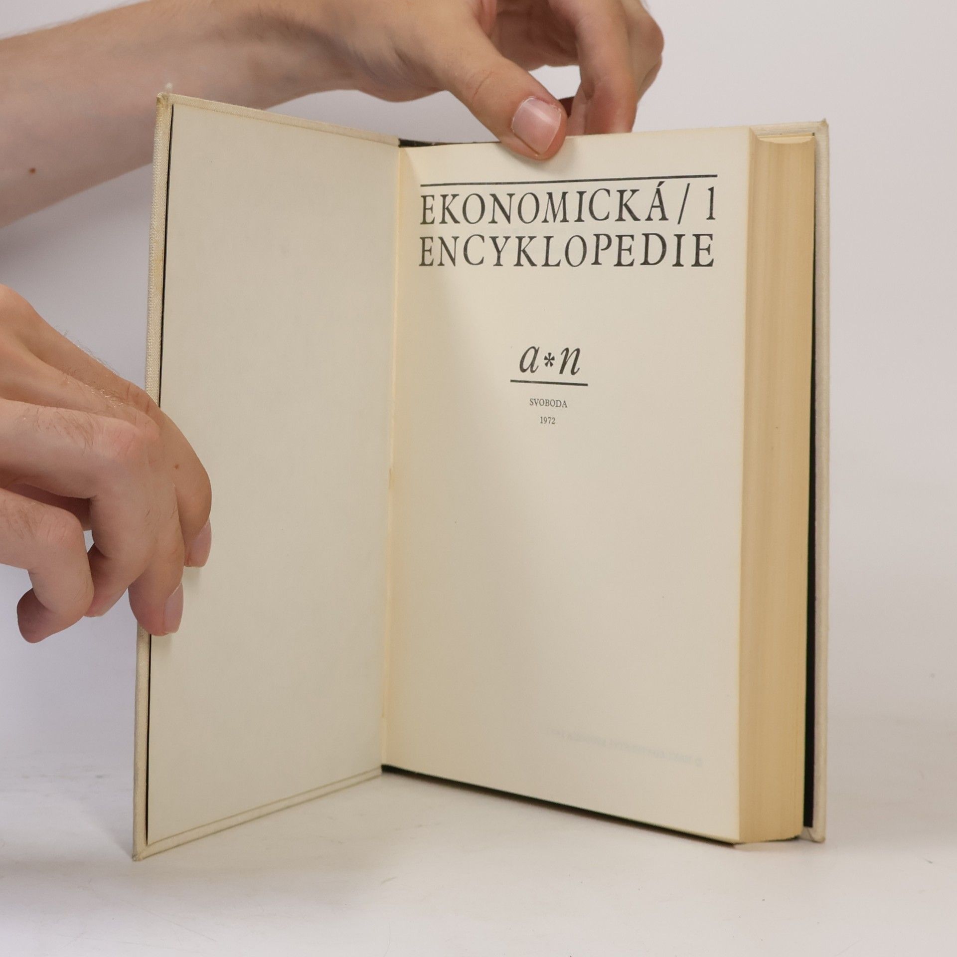 Autorenkollektiv Ekonomická encyklopedie. I., A-N
