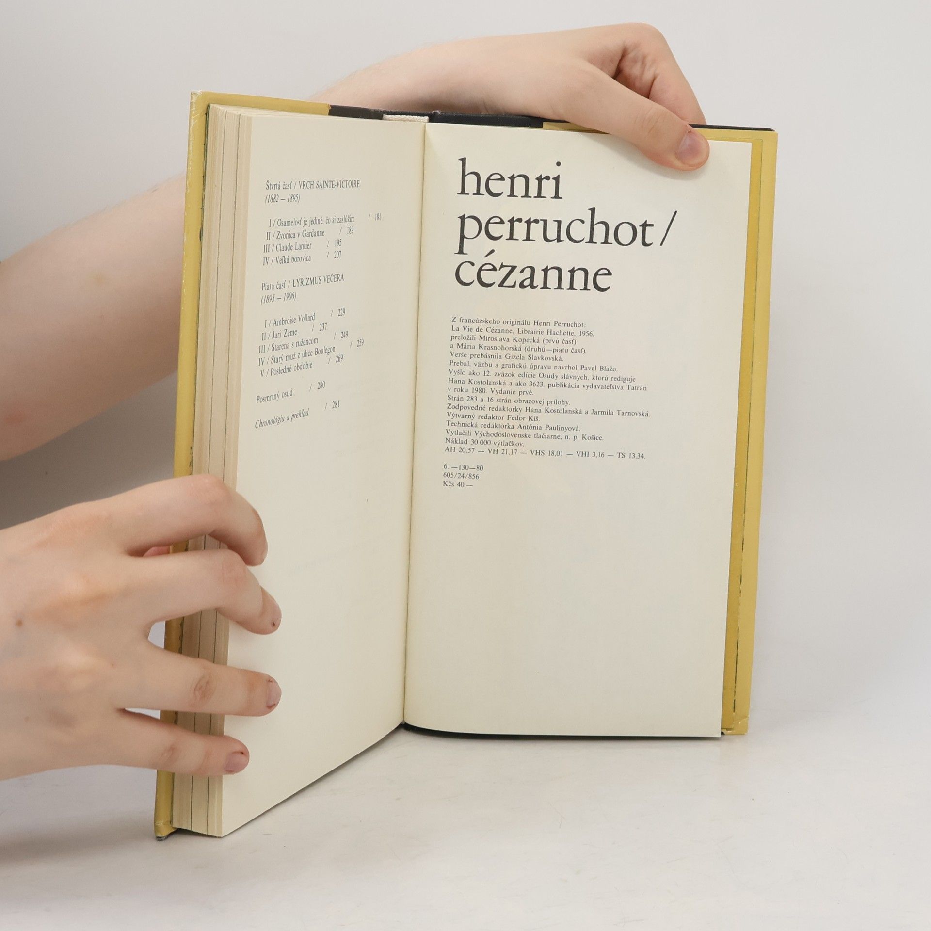 Henri Perruchot Cézanne. Osudy slávnych