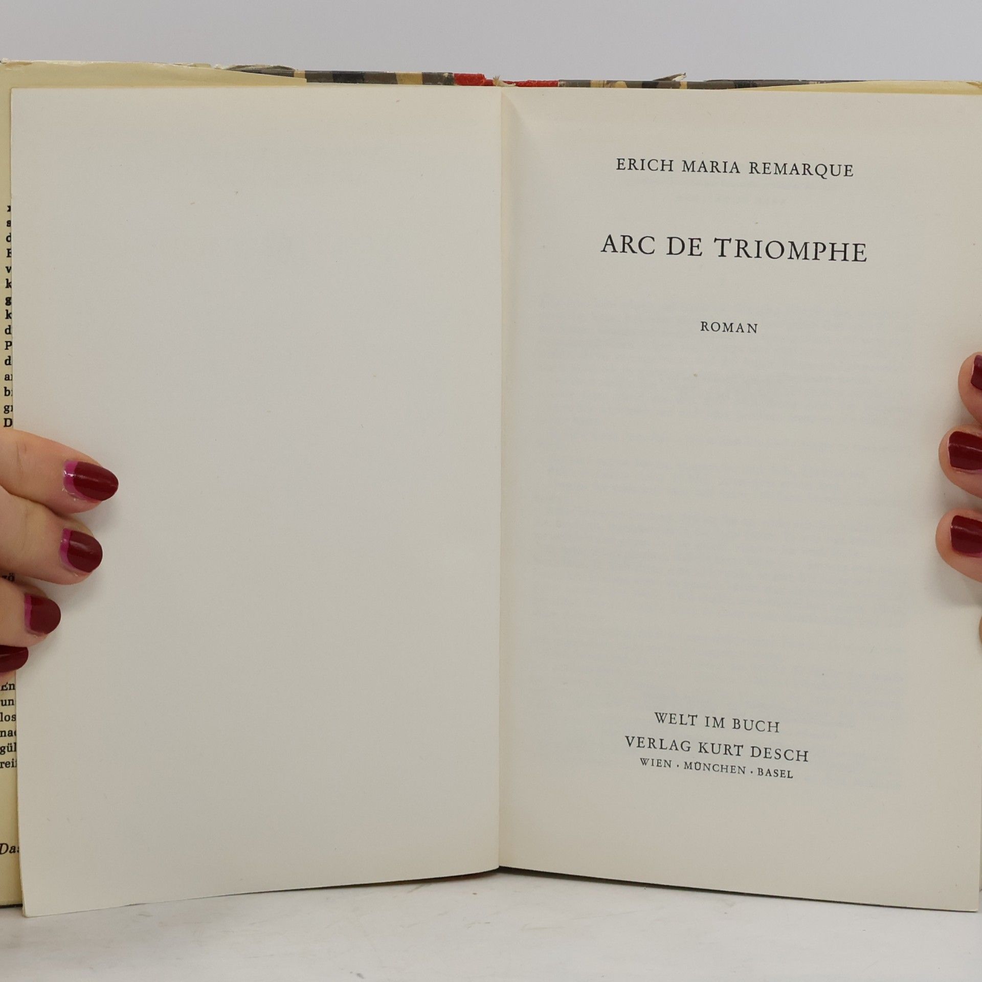 Erich Maria Remarque Arc de triomphe