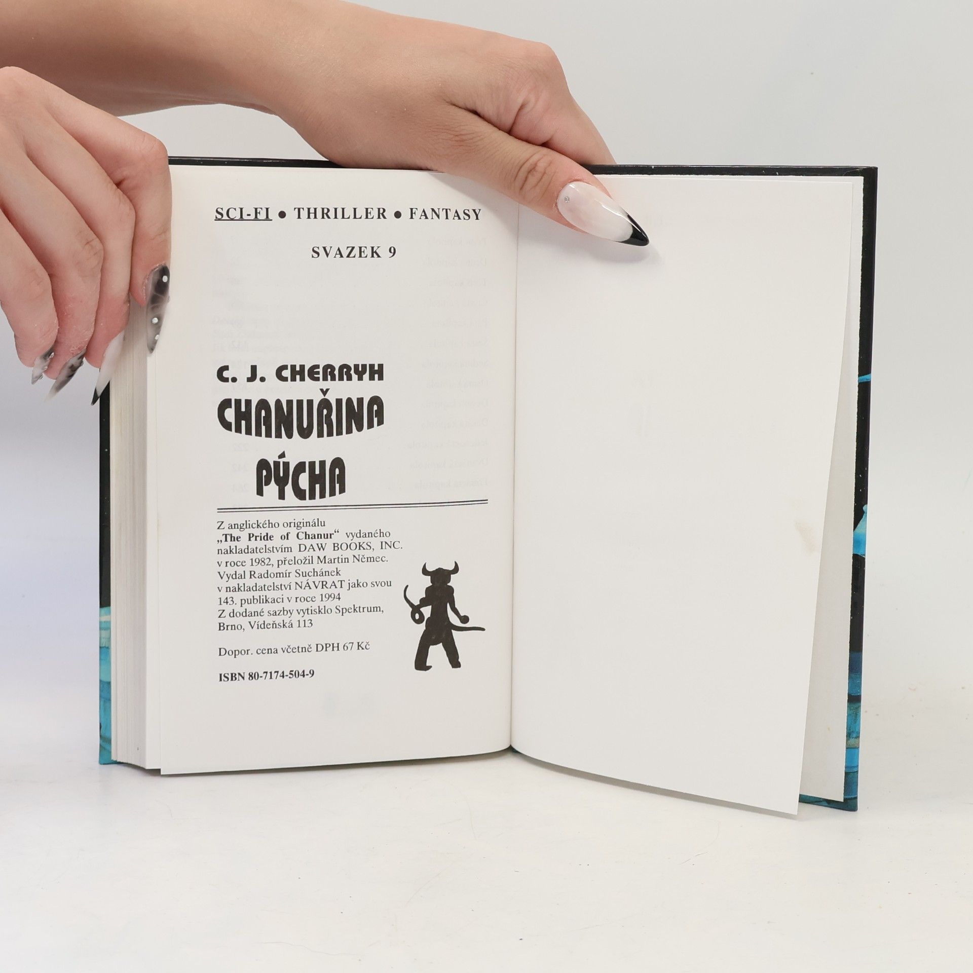 C. J. Cherryh Chanuřina pýcha
