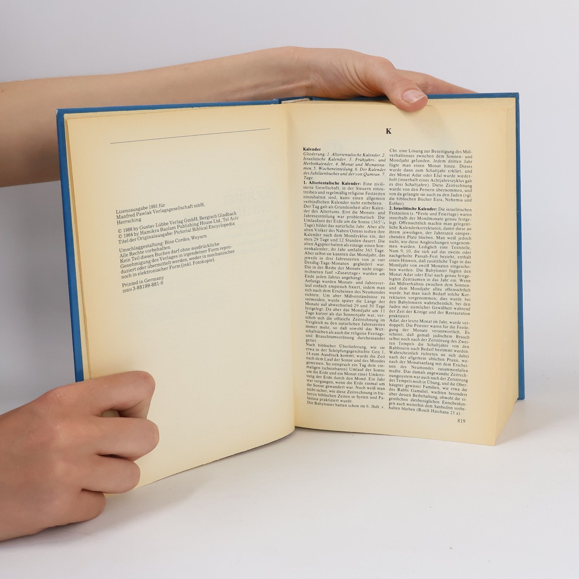 Gaalyahu Cornfeld Die Bibel und ihre Welt. Band 2: K-Z