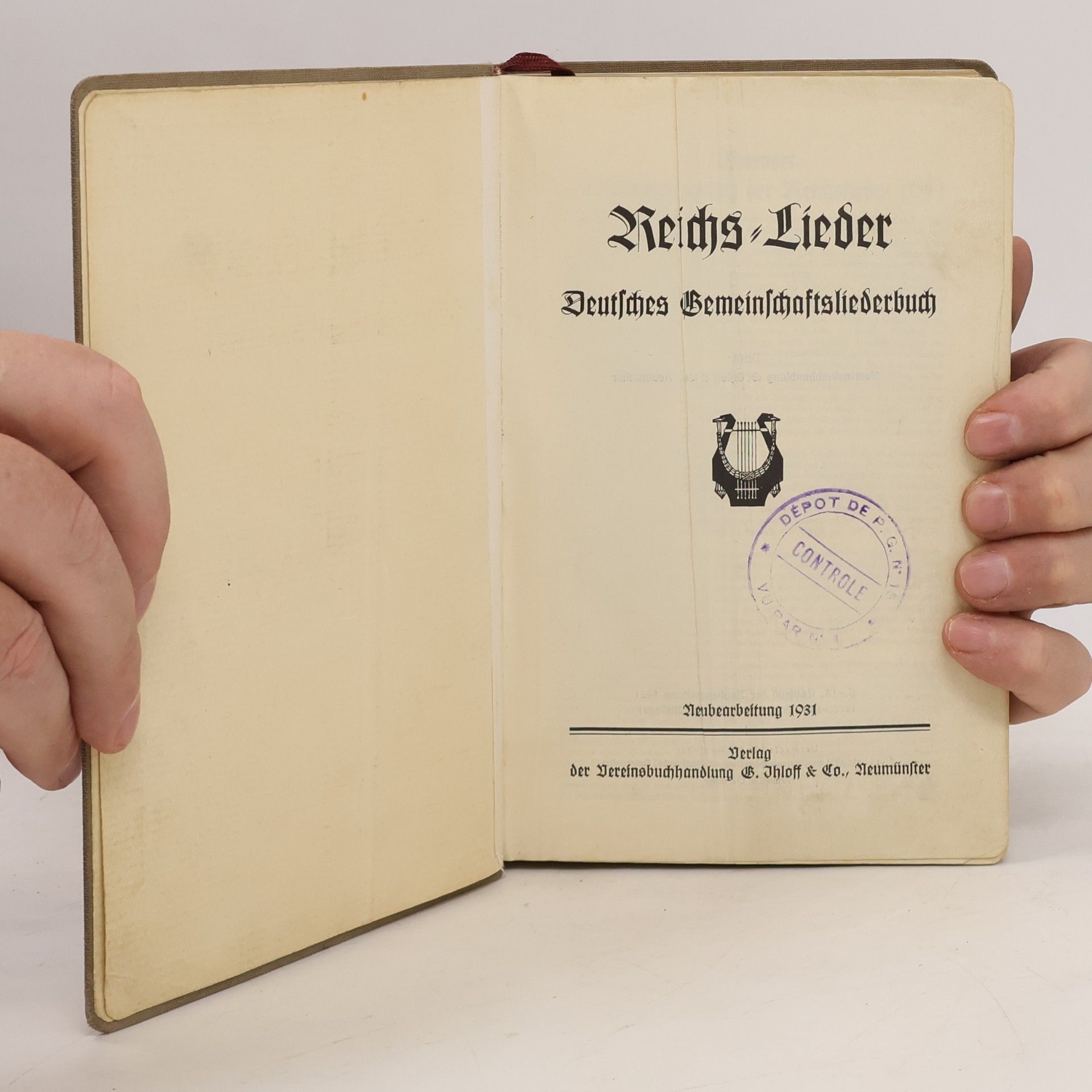 Kolektív autorov Reichs-Lieder: Deutsches Gemeinschafts-Liederbuch