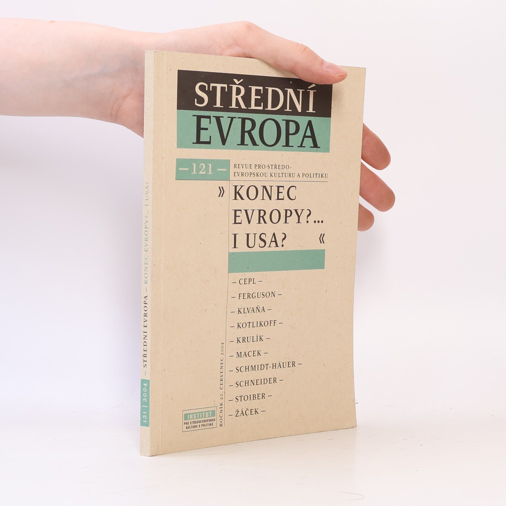 Autores varios Střední Evropa : revue pro středoevropskou kulturu a politiku, 121