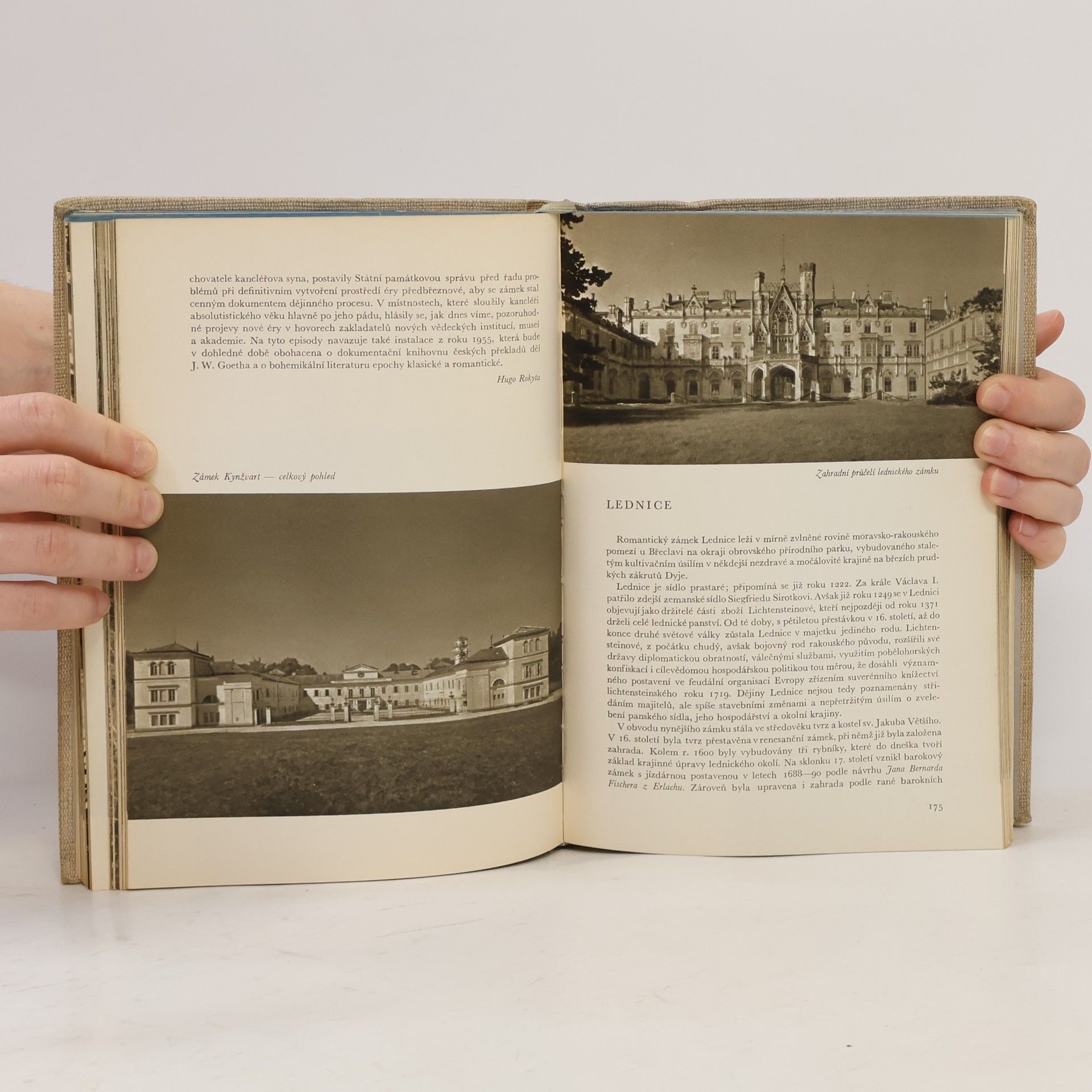 Jiří Hilmera Hrady a zámky. Sborník krátkých monografií o státních hradech a zámcích v Čechách a na Moravě.
