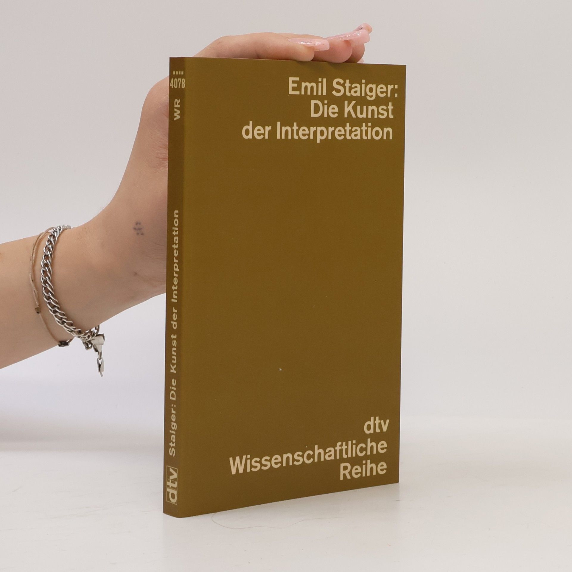 Emil Staiger Die Kunst der Interpretation