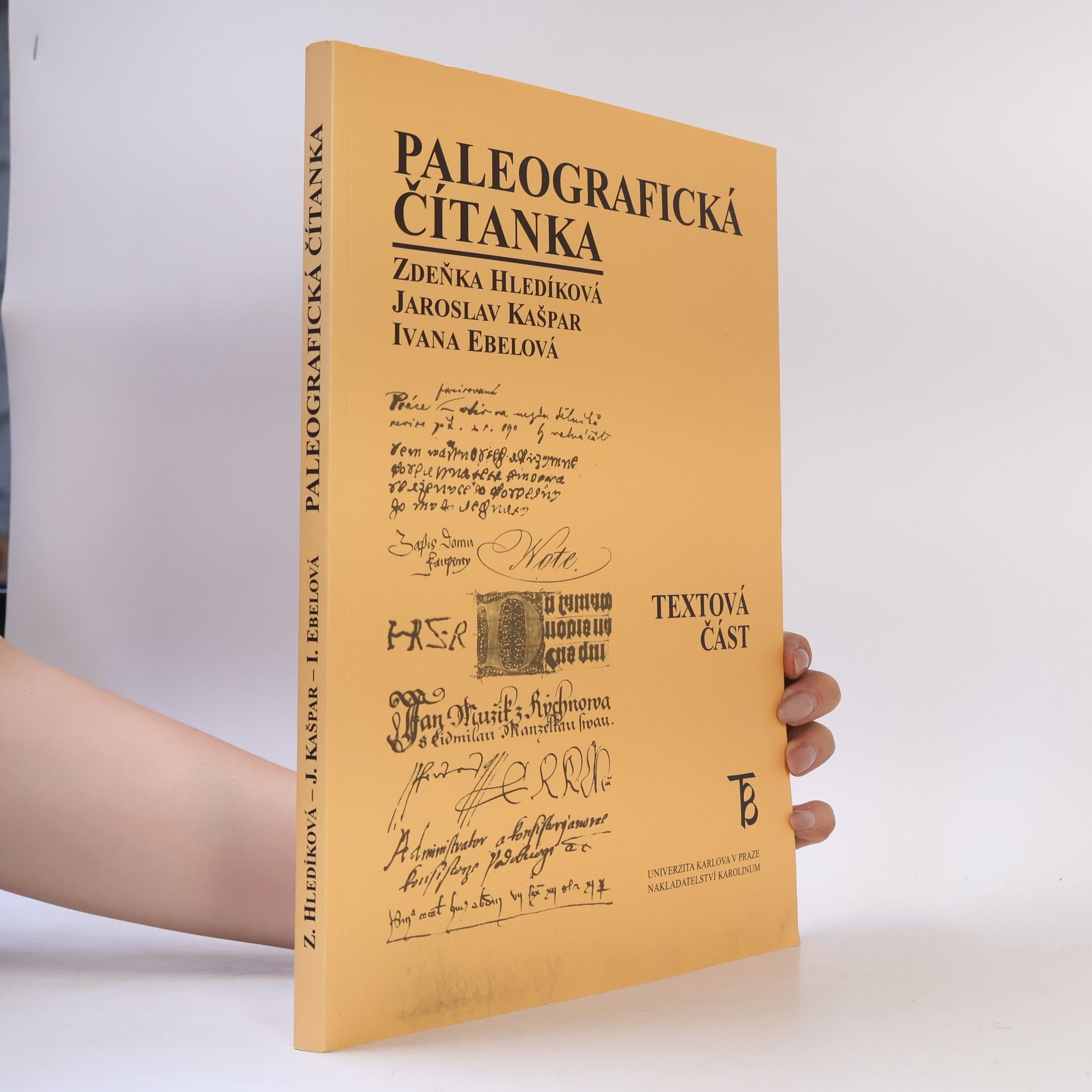 Zdeňka Hledíková Paleografická čítanka. Textová část