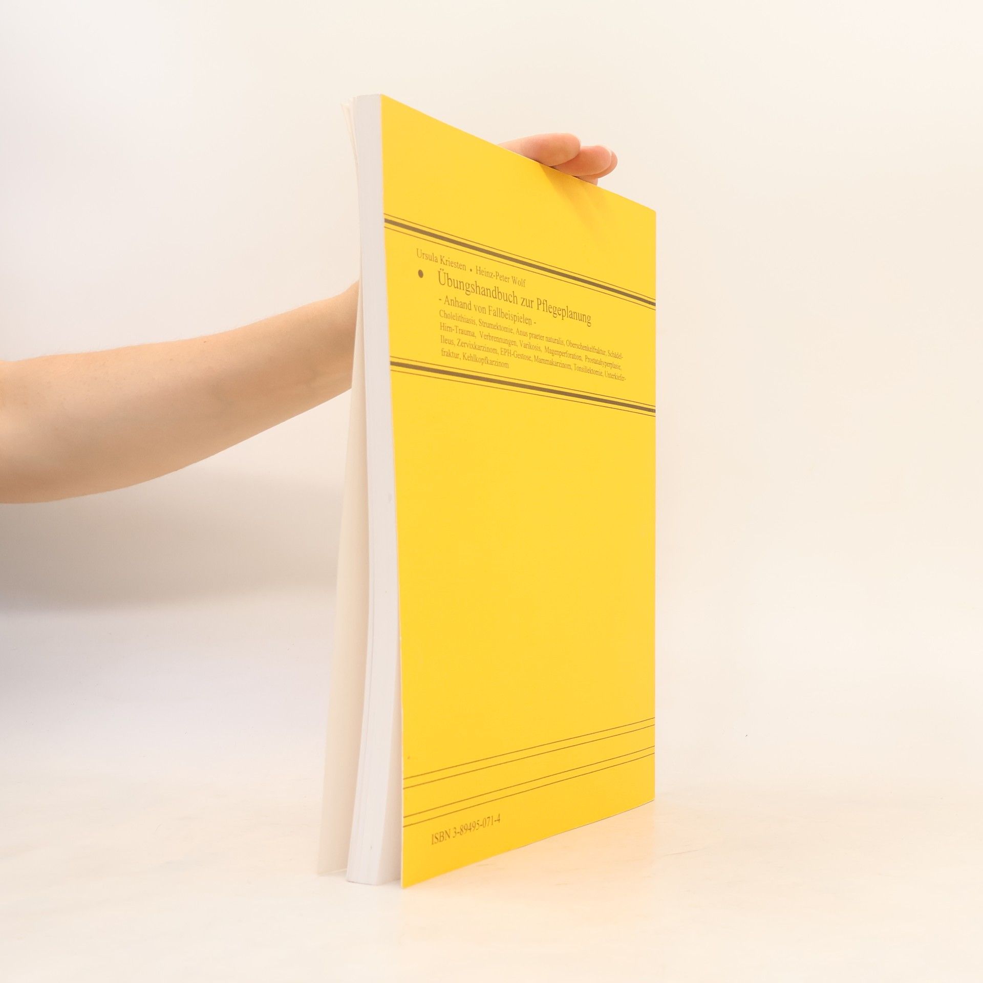 Ursula Kriesten Übungshandbuch zur Pflegeplanung