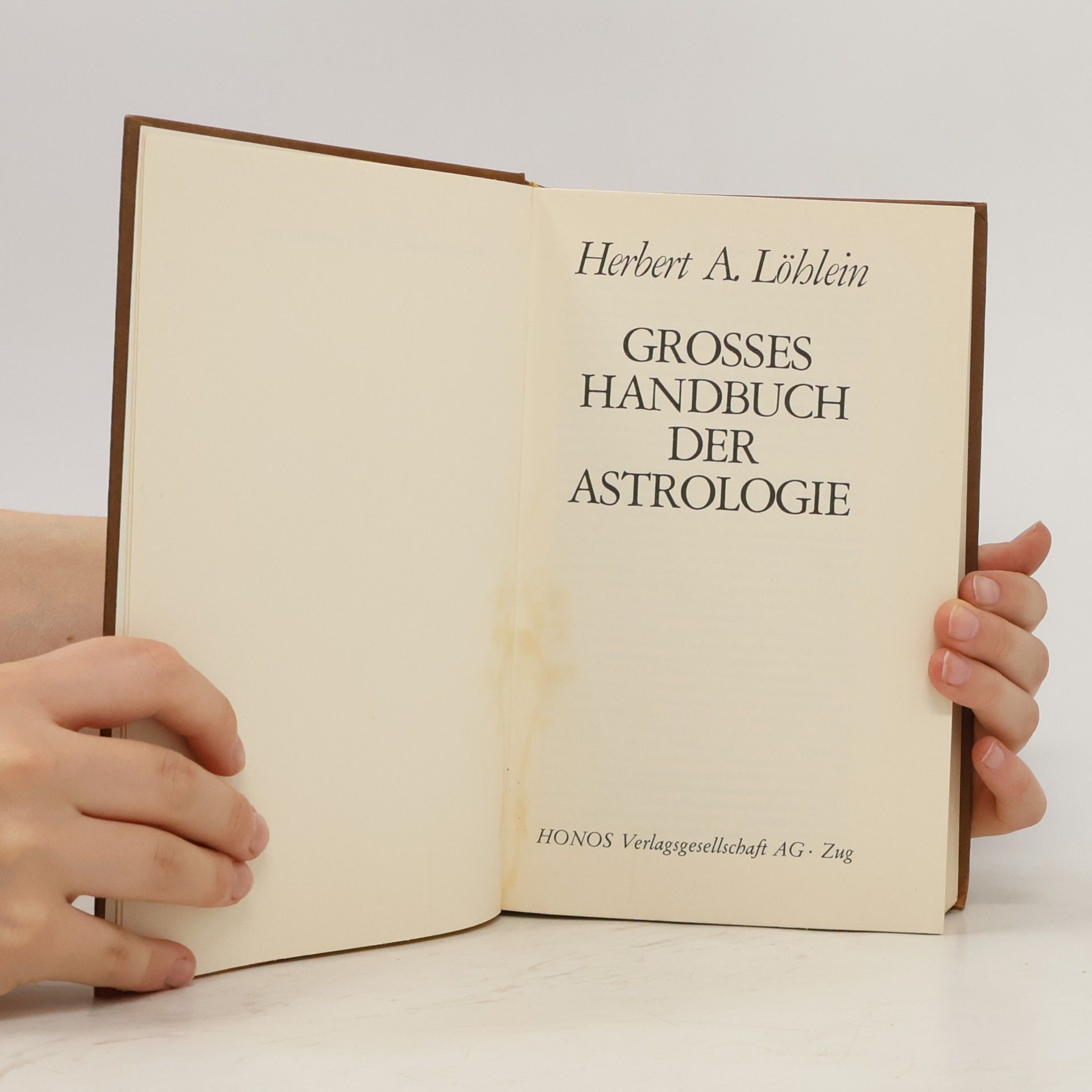 Lőhlein Herbert A. Grosses Handeluch der Astrologie