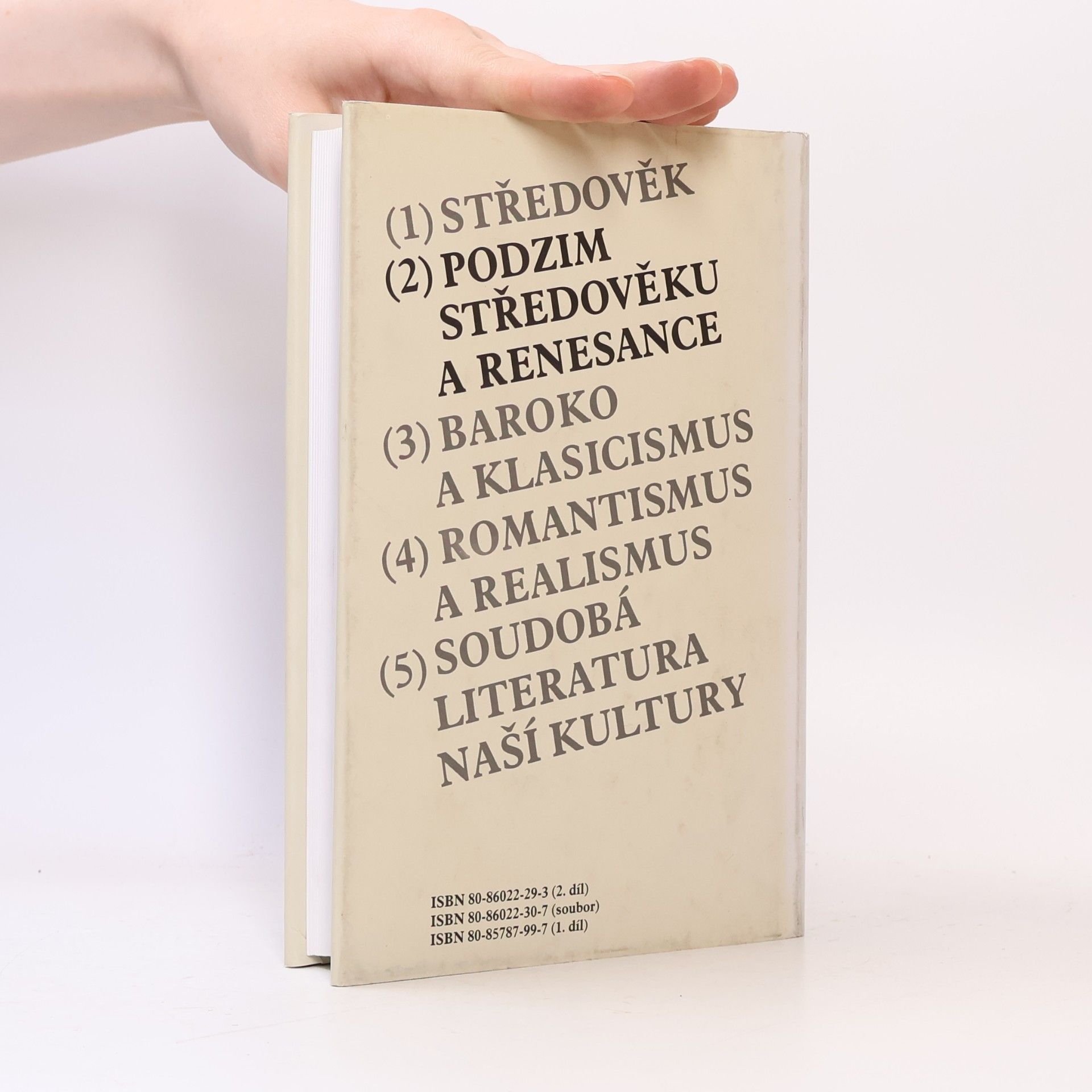 Václav Černý Soustavný přehled obecných dějin literatury naší vzdělanosti. 2, Podzim středověku a renesance