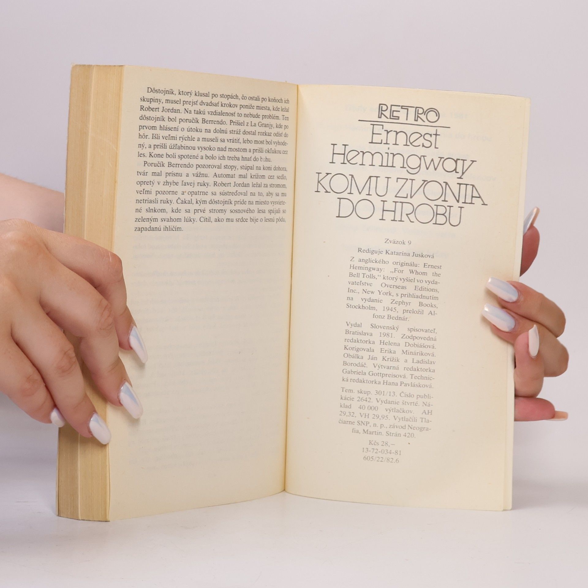 Ernest Hemingway Komu zvonia do hrobu