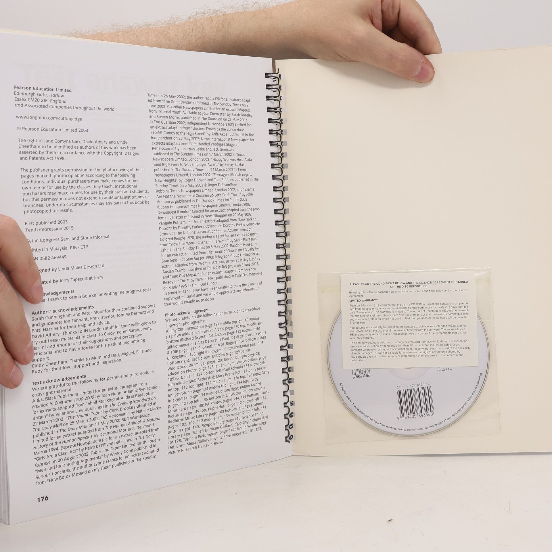 Sarah Cunningham Cutting Edge Advanced Teachers Book