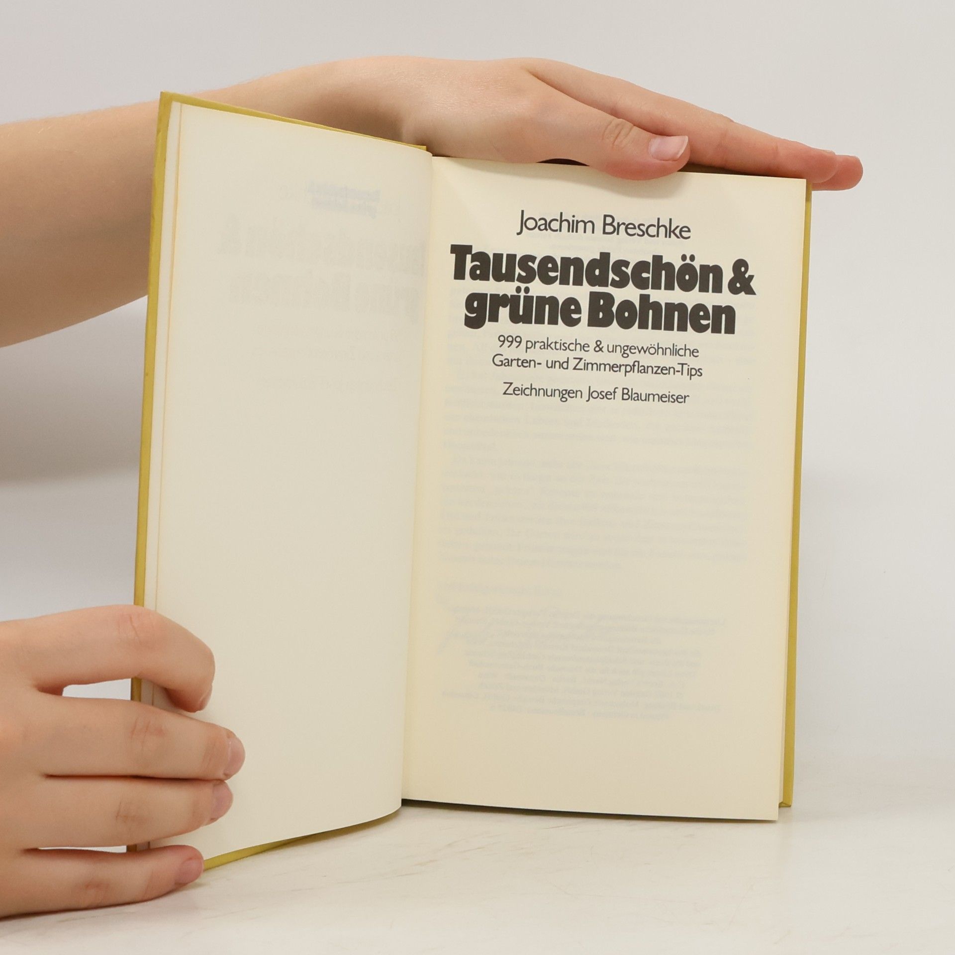 Joachim Breschke Tausendschön & grüne Bohnen