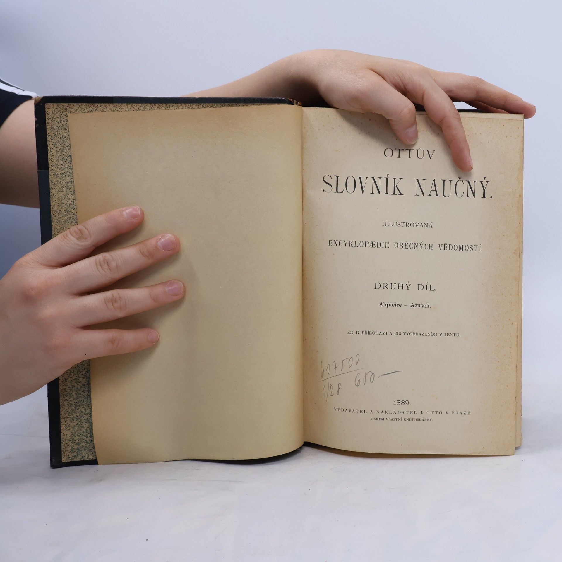 Collectif d'auteurs Ottův slovník naučný. Díl II. Alqueire – Ažušak.