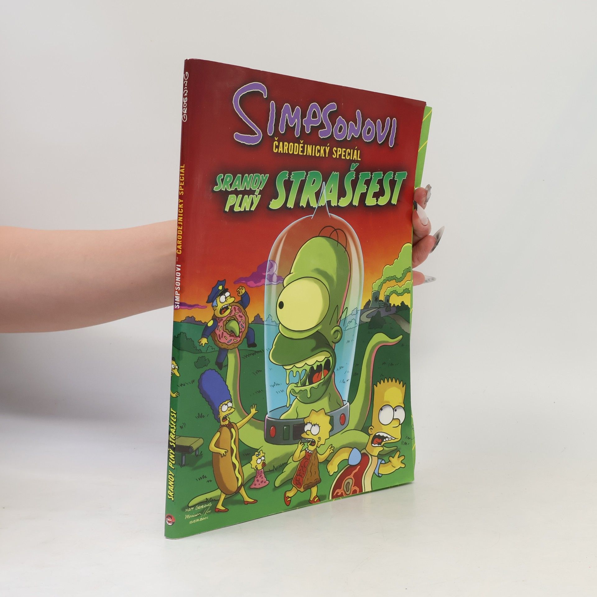 Matt Groening Simpsonovi : čarodějnický speciál. Srandy plný strašfest