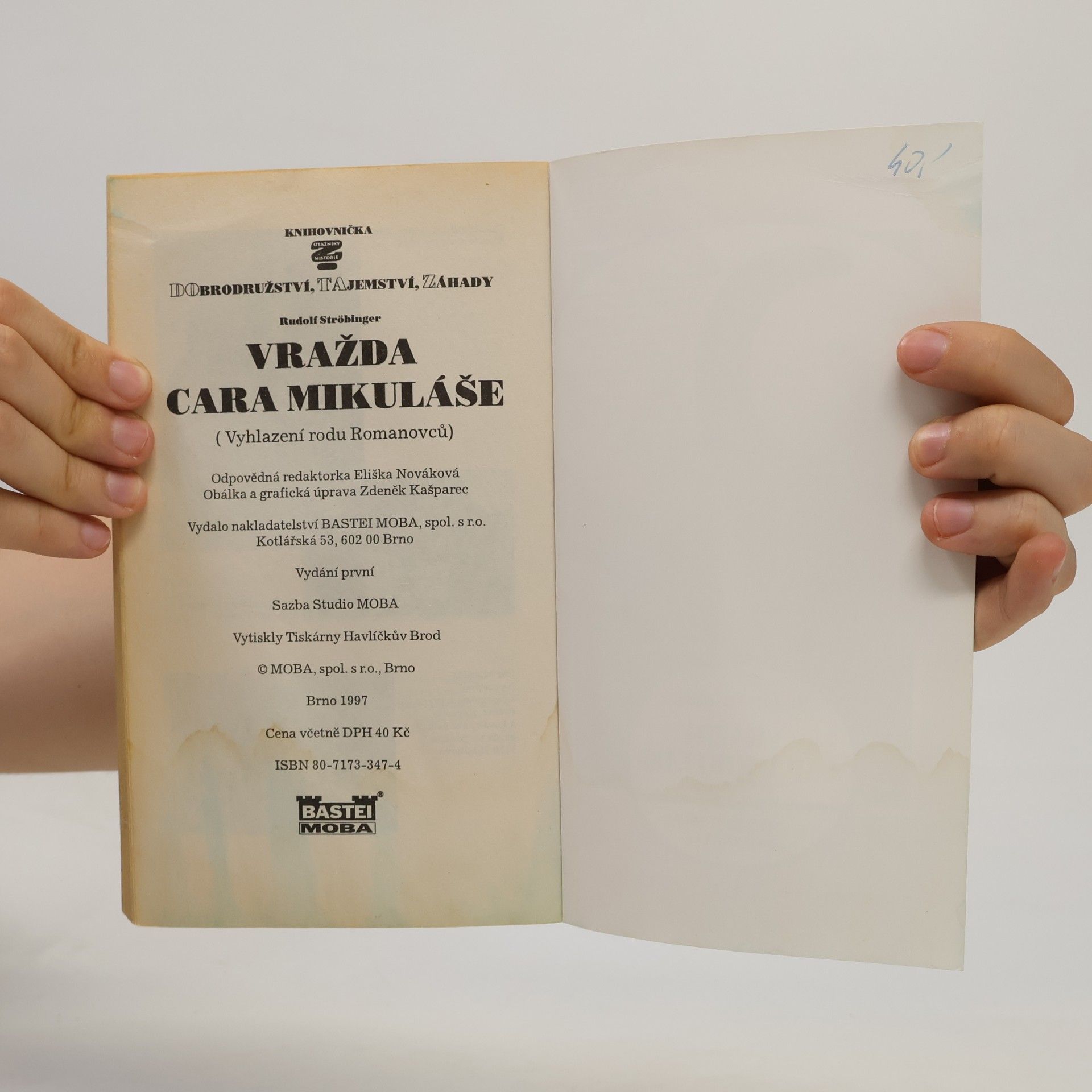 Rudolf Ströbinger Vražda cara Mikuláše