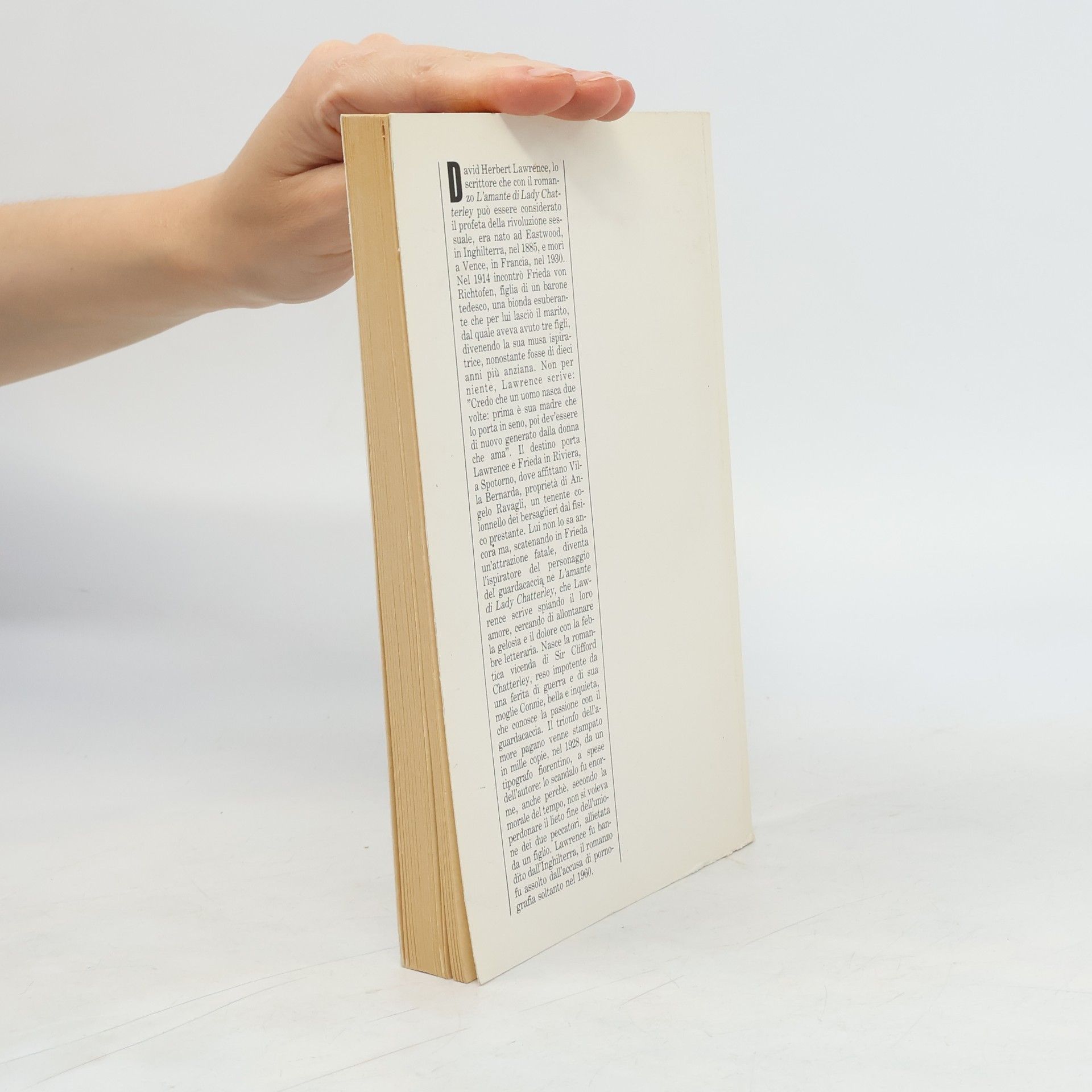D. H. Lawrence L’amante di lady Chatterley