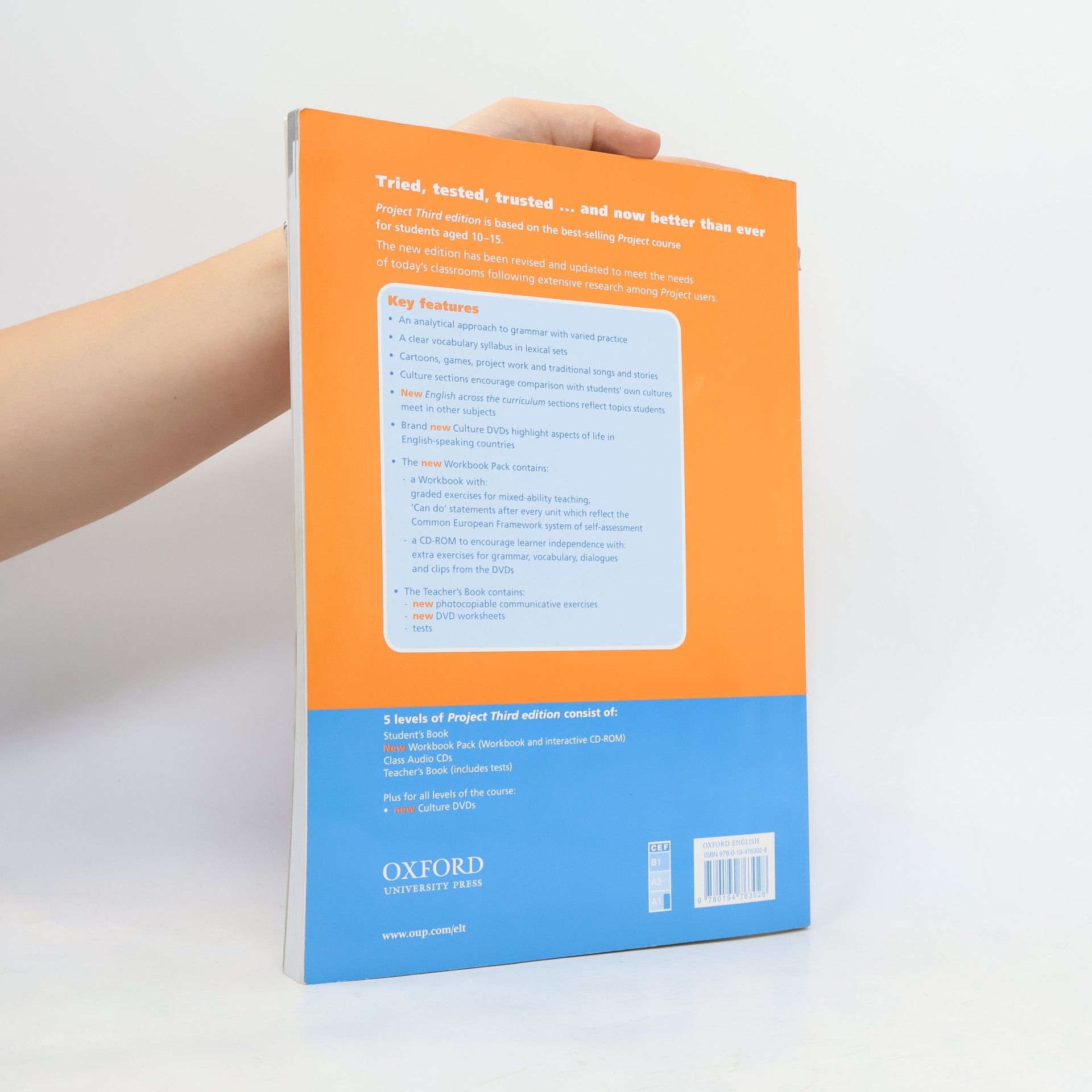 Tom Hutchinson Project 1. Teacher's book