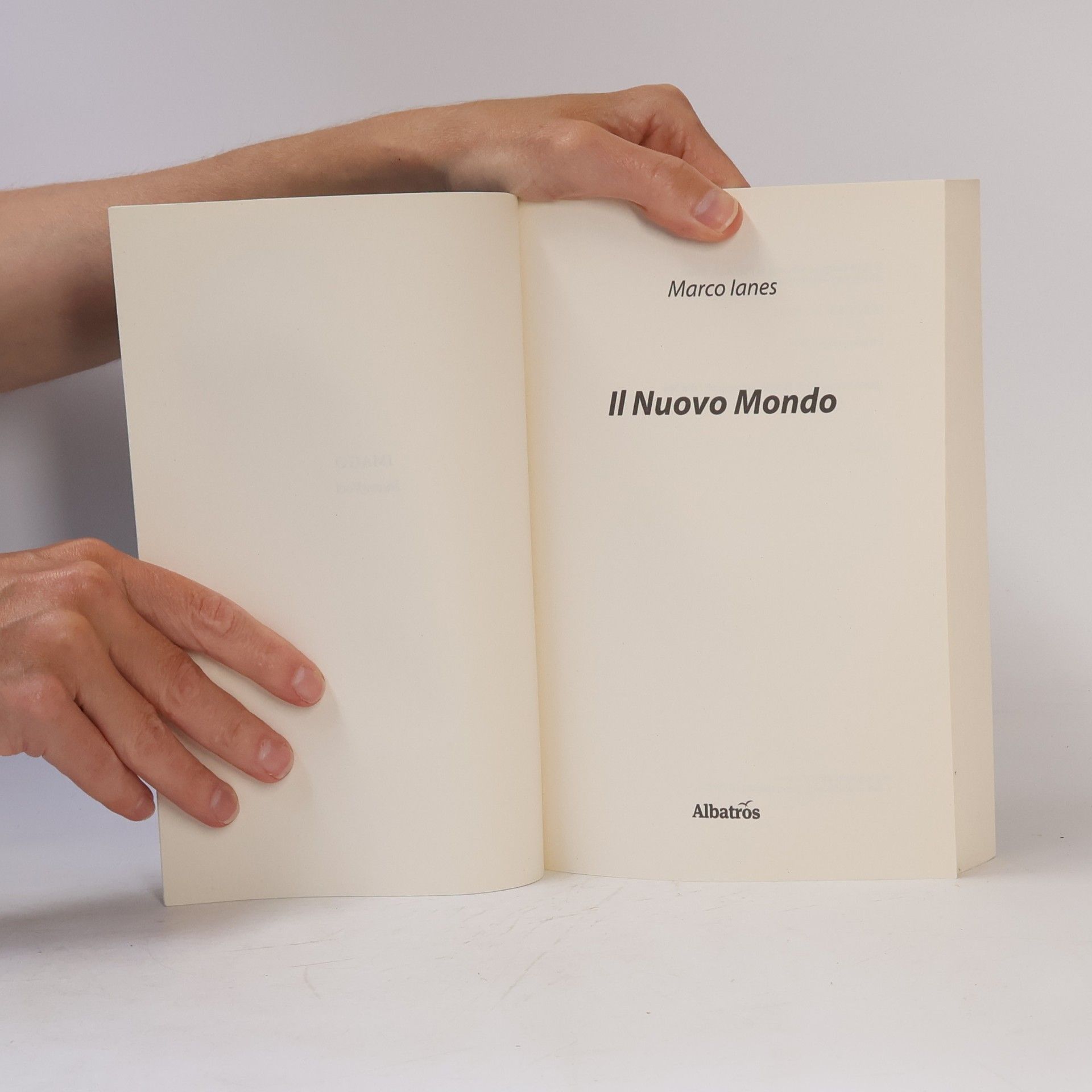 Marco Ianes Nuove voci. Imago: Il nuovo mondo