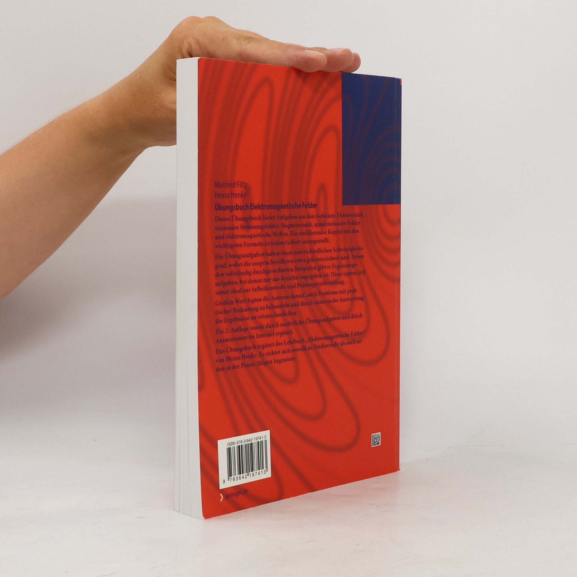 Manfred Filtz Springer-Lehrbuch: Übungsbuch elektromagnetische Felder