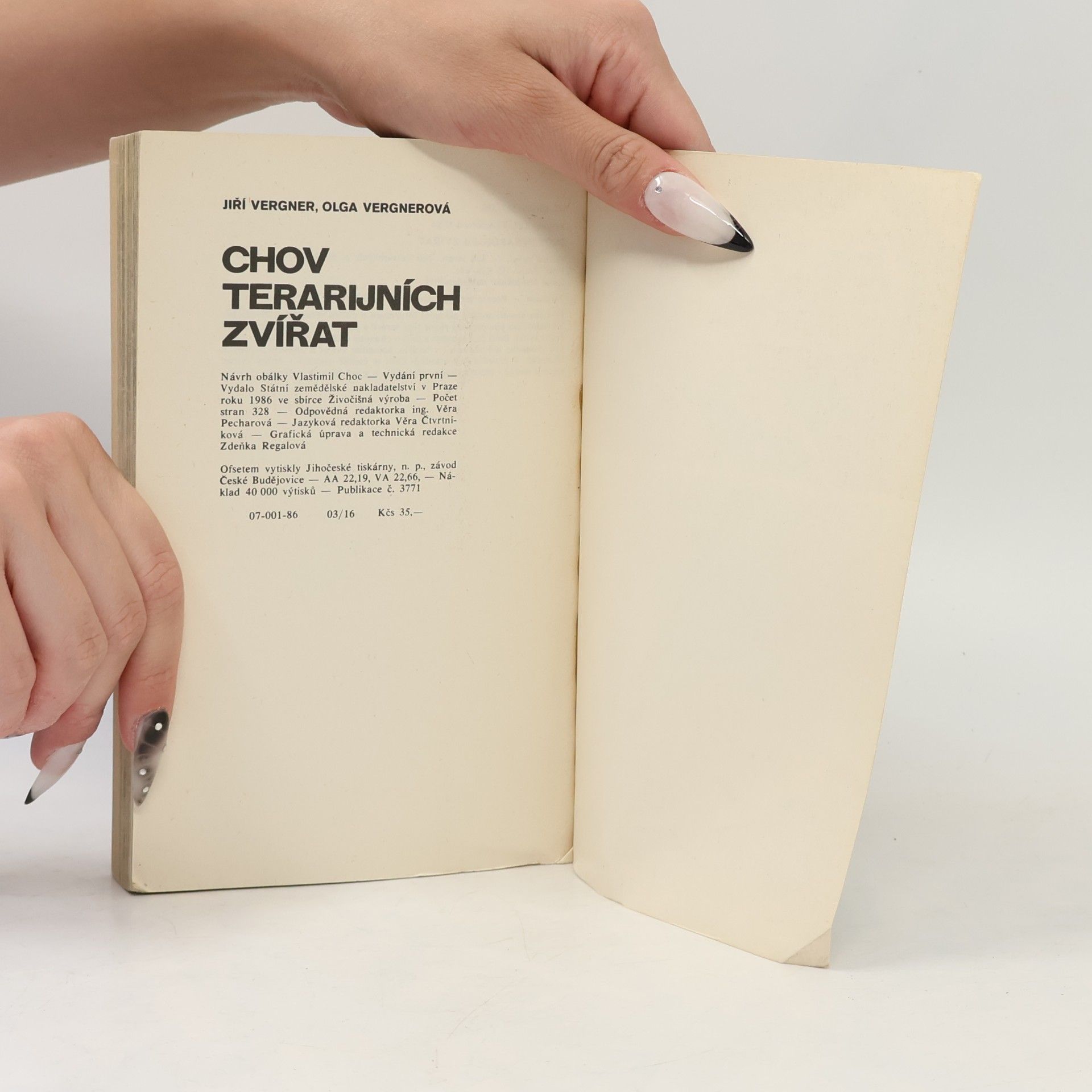 Jiří Vergner Chov terarijních zvířat