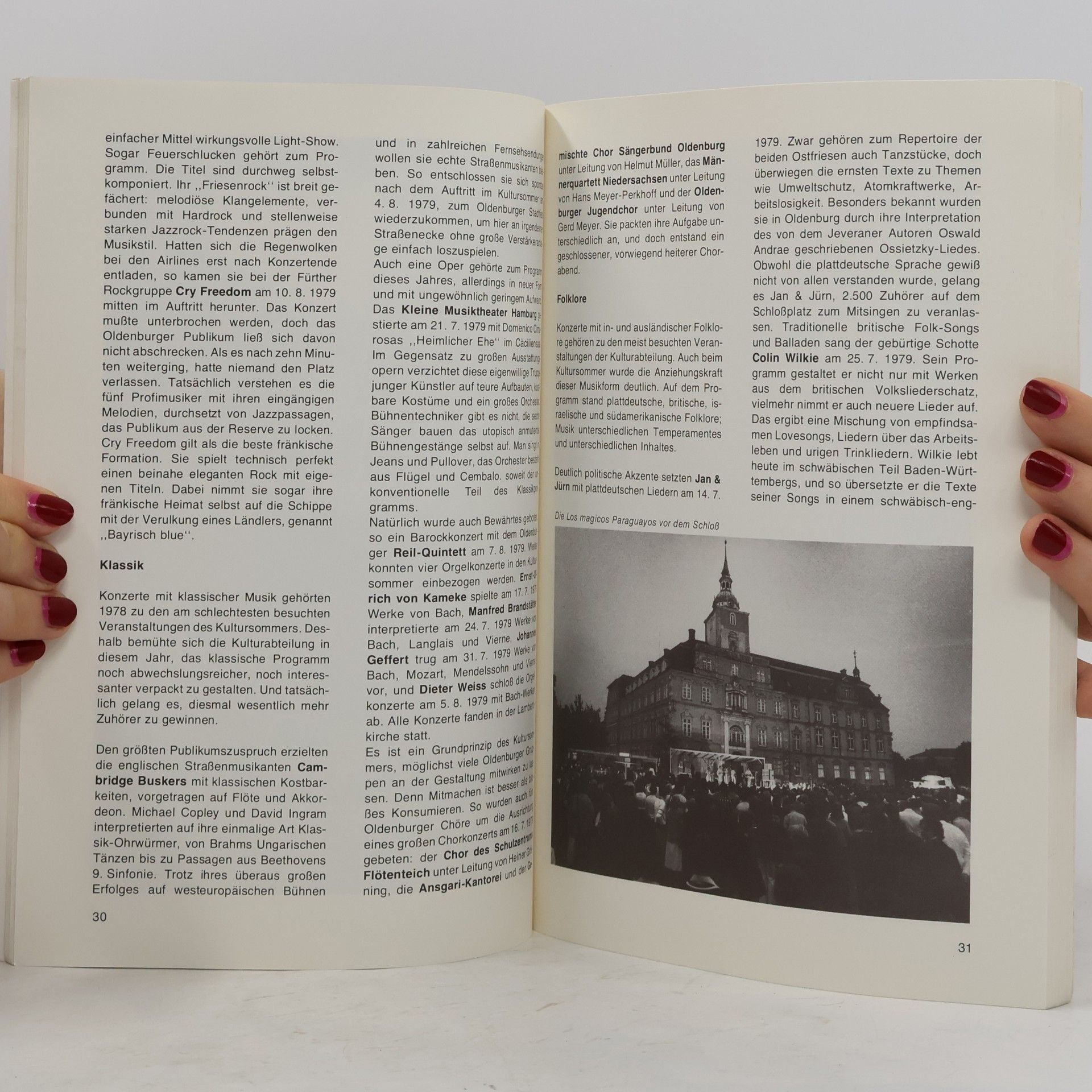 Dieter Isensee Der Oldenburger Kultursommer 1979