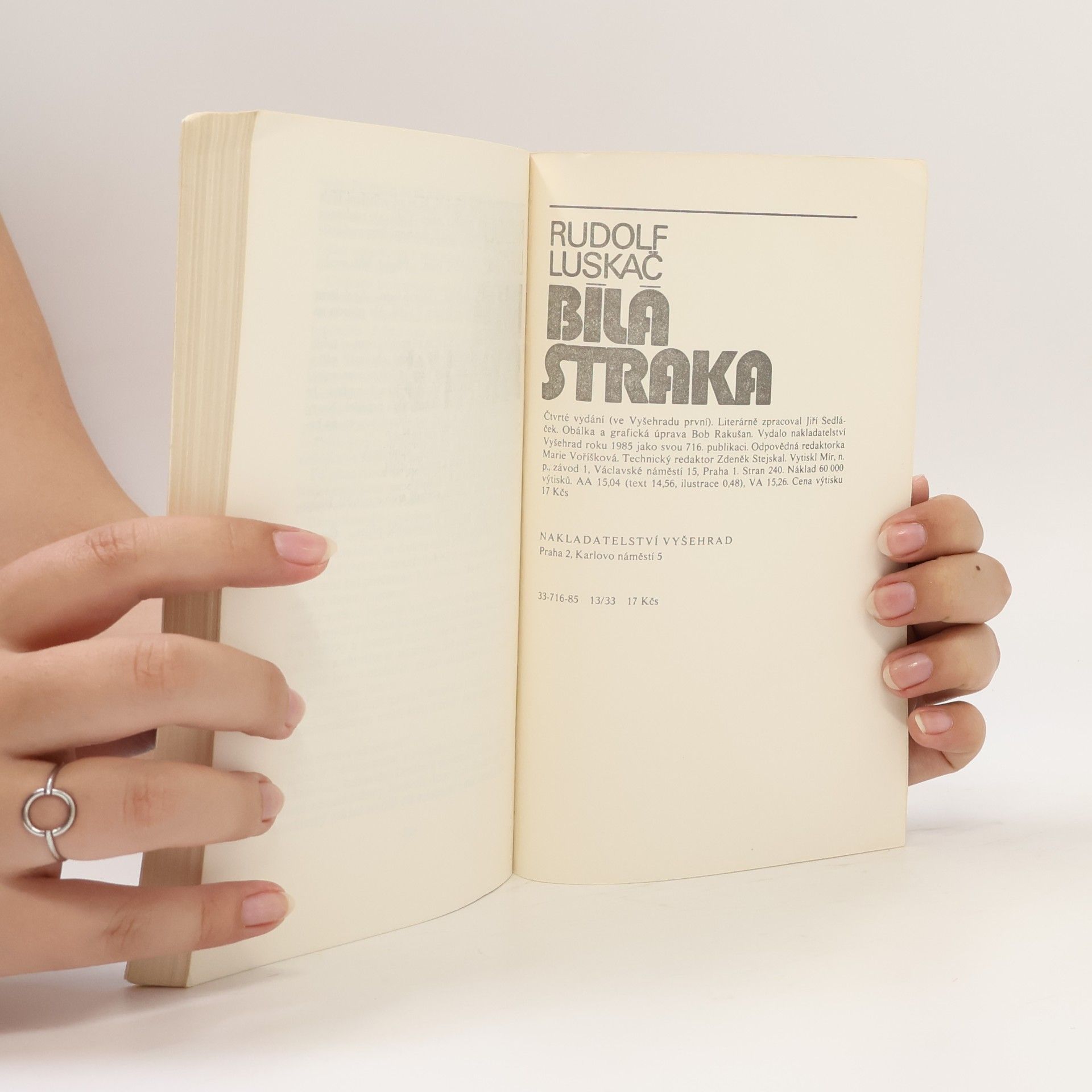 Rudolf Luskač Bílá straka