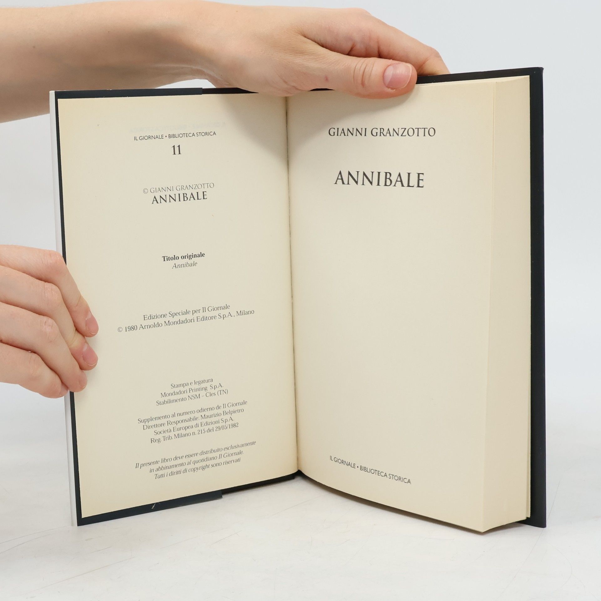 Gianni Granzotto Biblioteca Storica 11: Annibale
