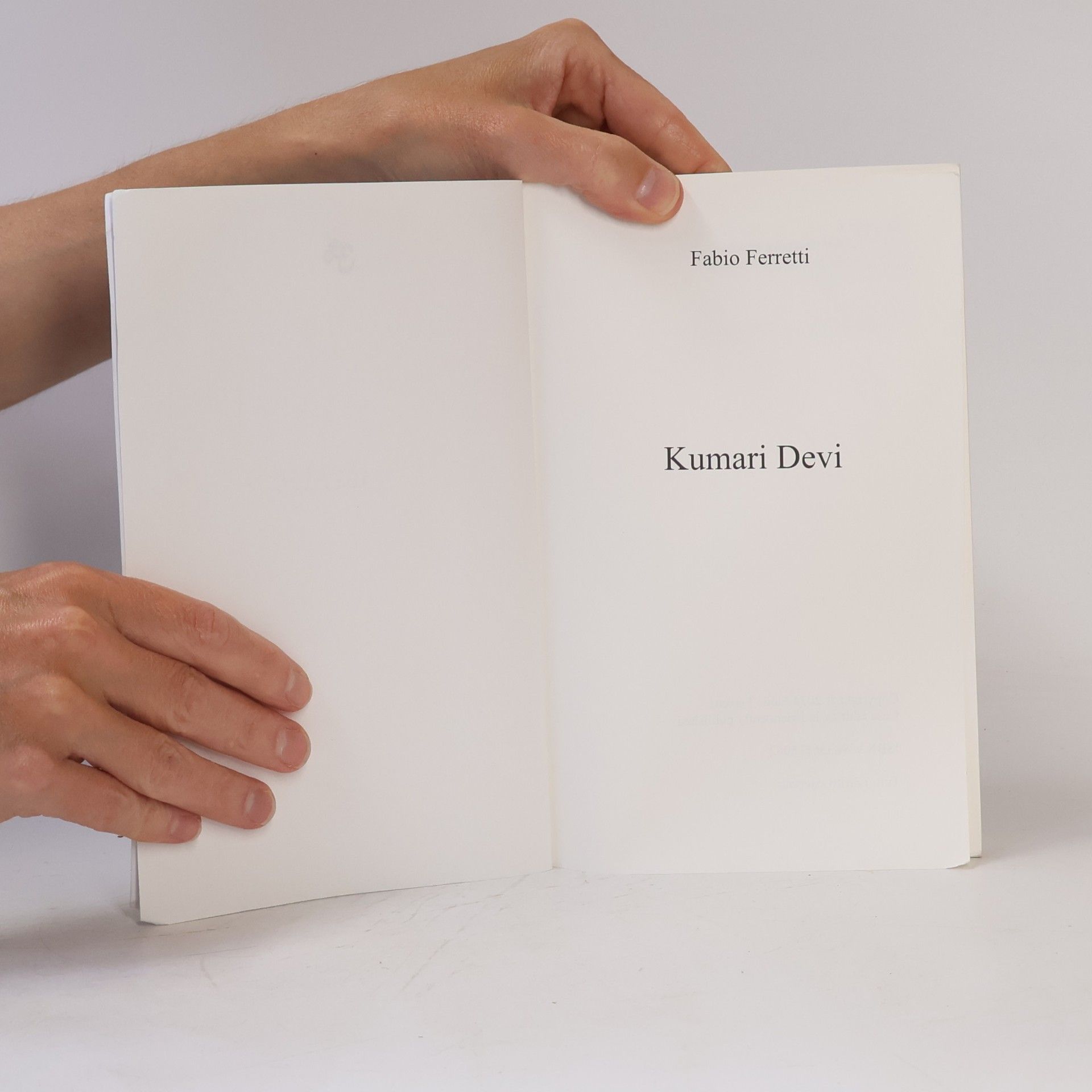 Fabio Ferretti Kumari Devi: La dea bambina