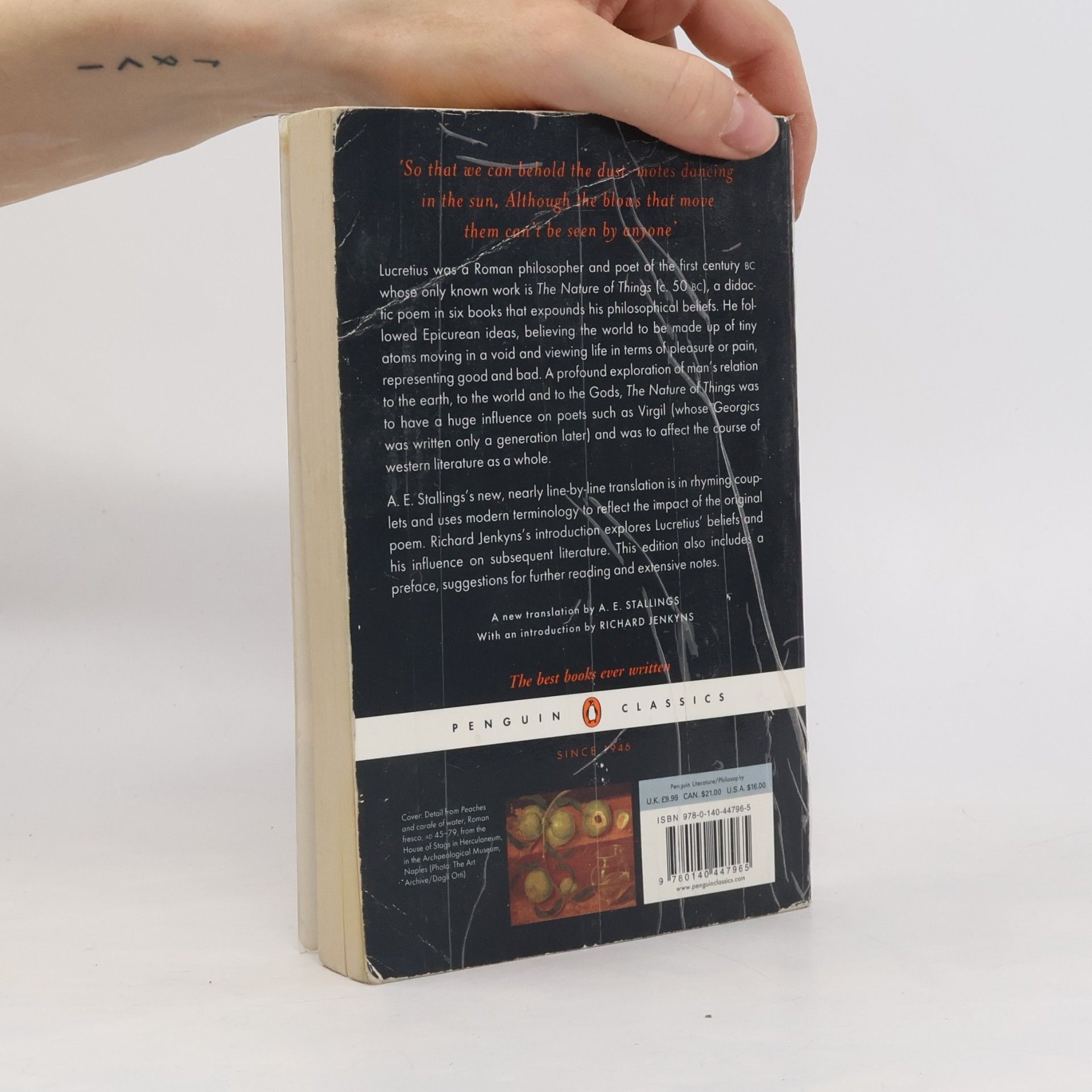 A. E. Alicia Elsbeth Stallings The nature of things