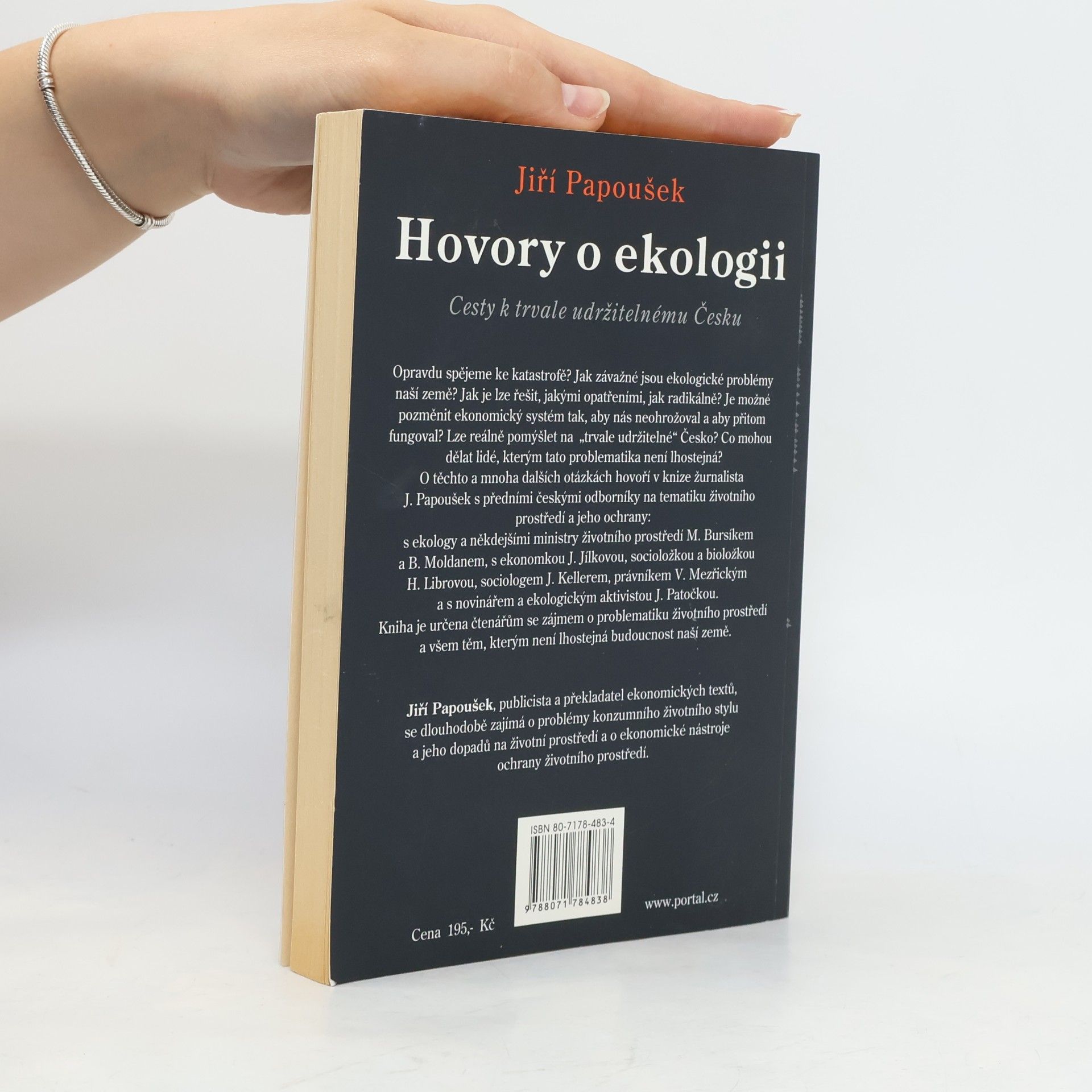 Jiří Papoušek Hovory o ekologii : cesty k trvale udržitelnému Česku