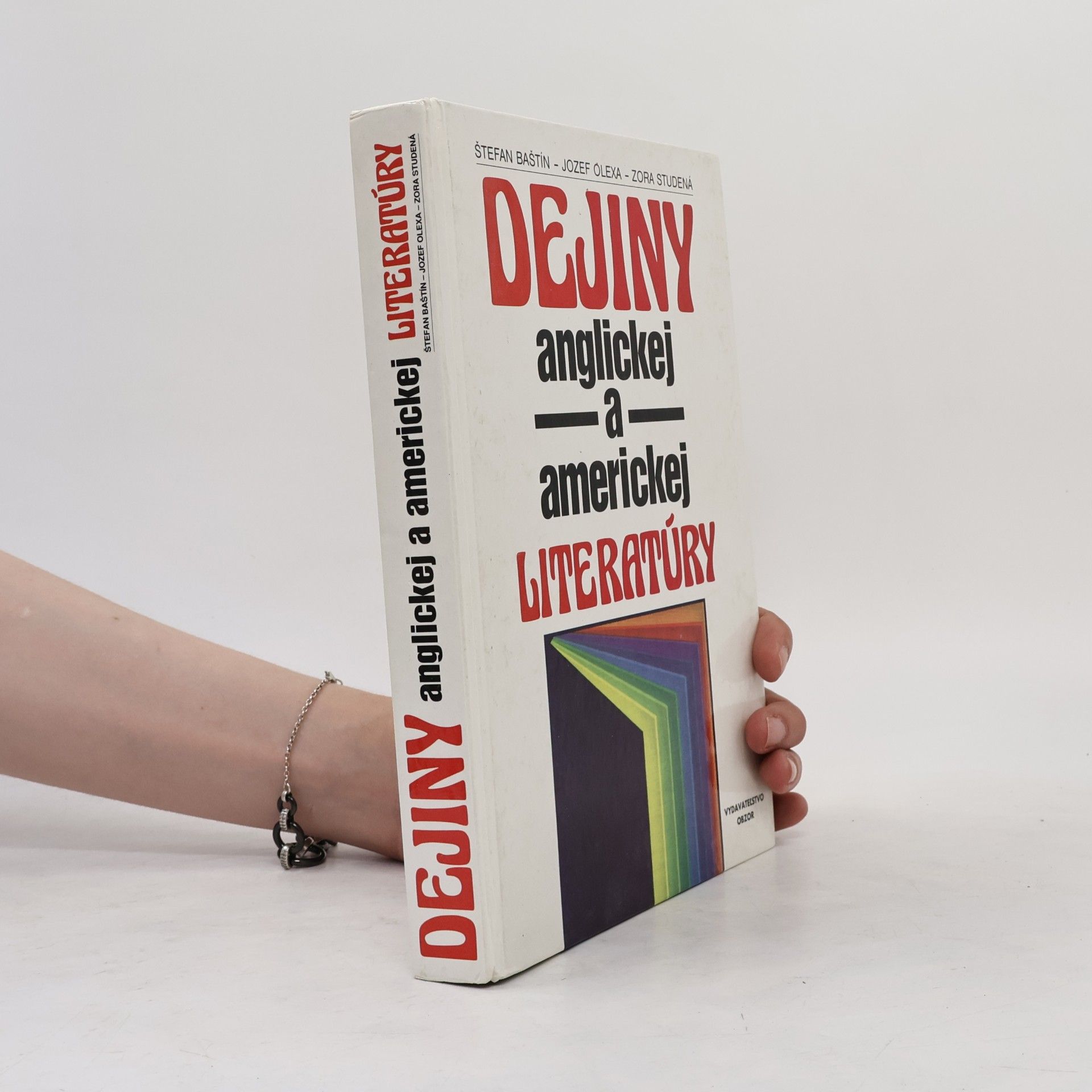 Zora Studená Dejiny anglickej a americkej literatúry