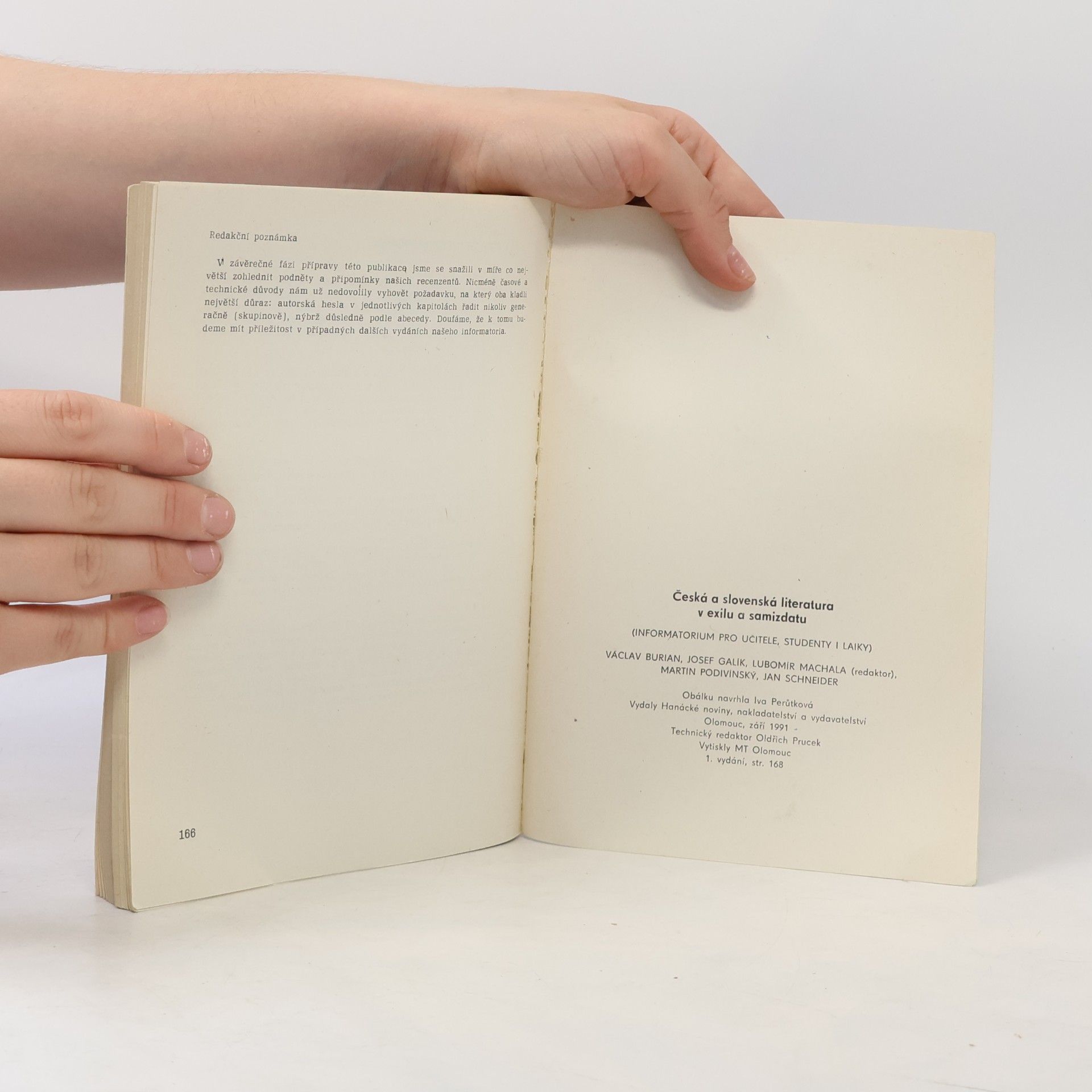 Václav Burian Česká a slovenská literatura v exilu a samizdatu